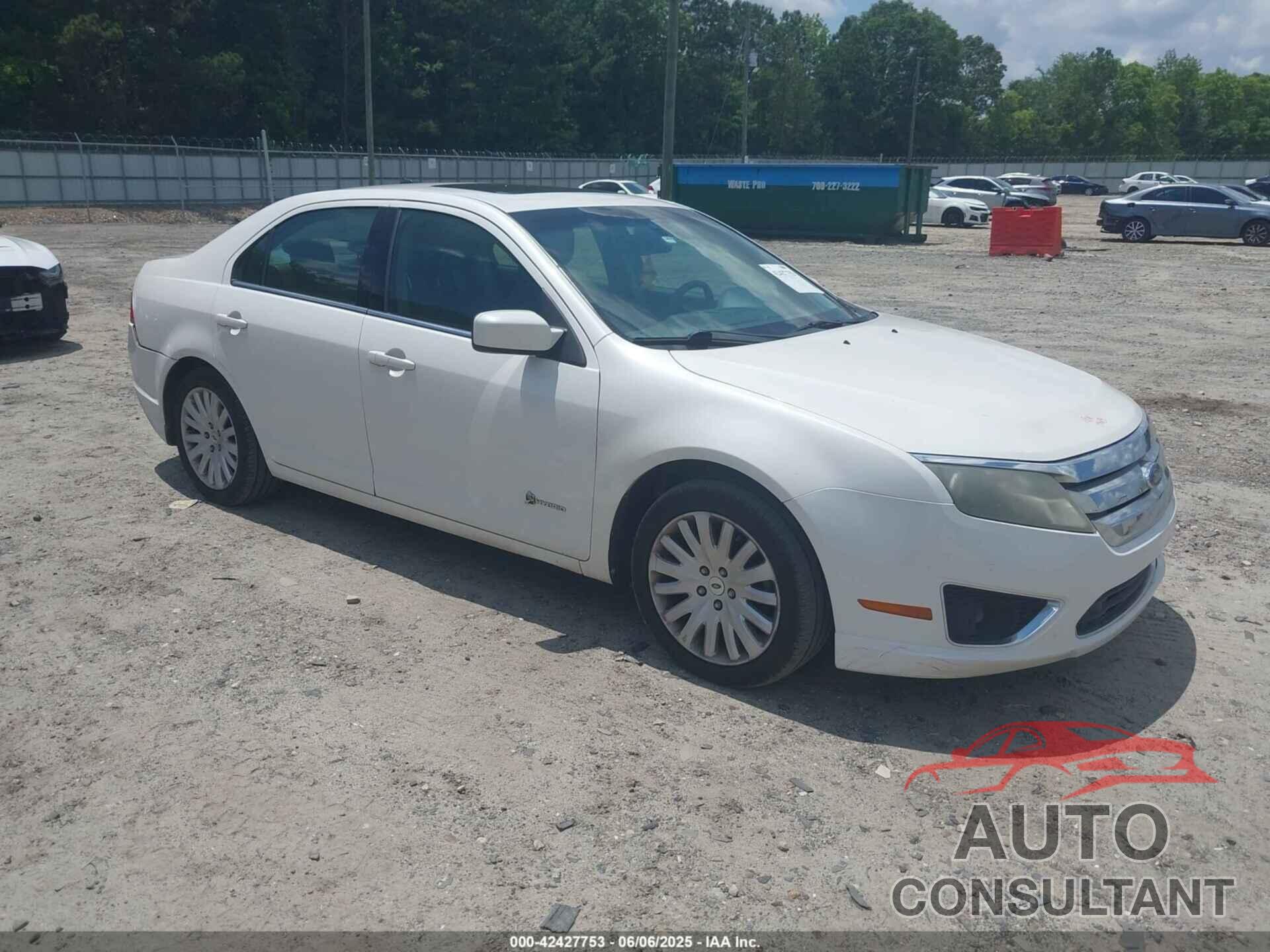 FORD FUSION HYBRID 2010 - 3FADP0L31AR179076
