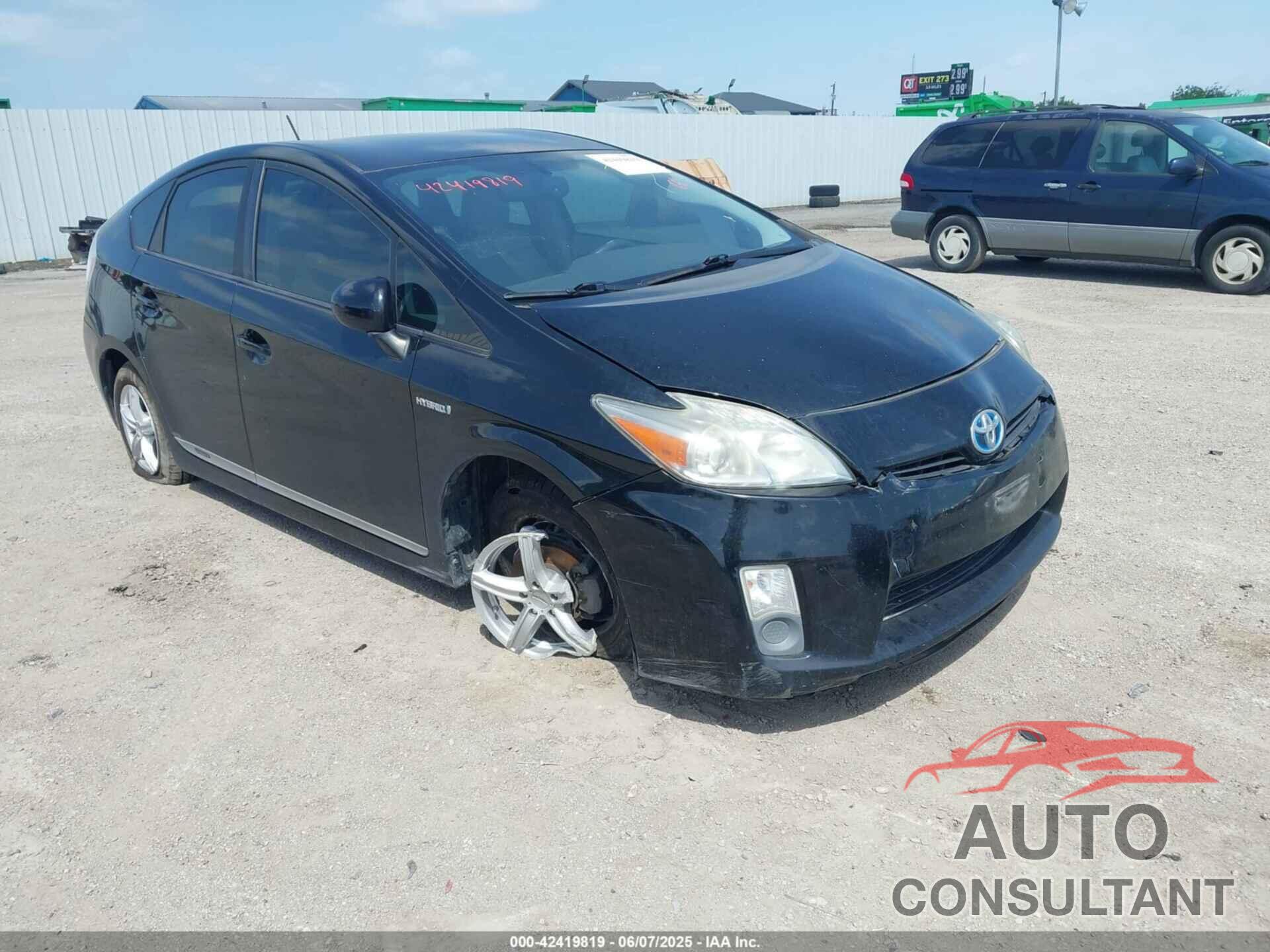 TOYOTA PRIUS 2011 - JTDKN3DU5B0272653