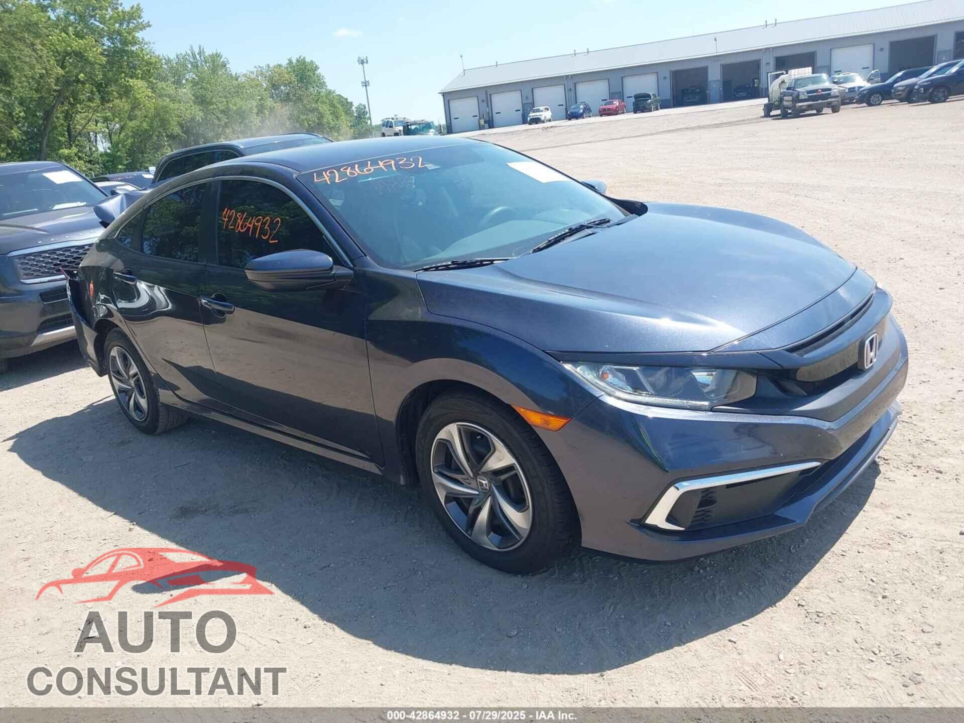 HONDA CIVIC 2019 - 2HGFC2F63KH510934