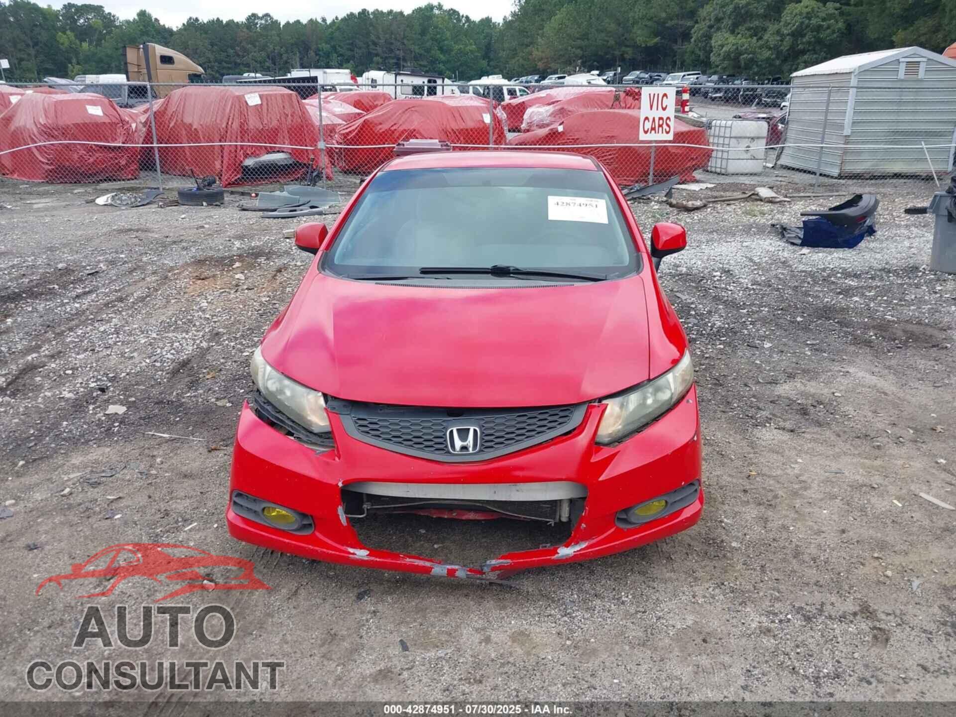 HONDA CIVIC 2013 - 2HGFG3B56DH509352