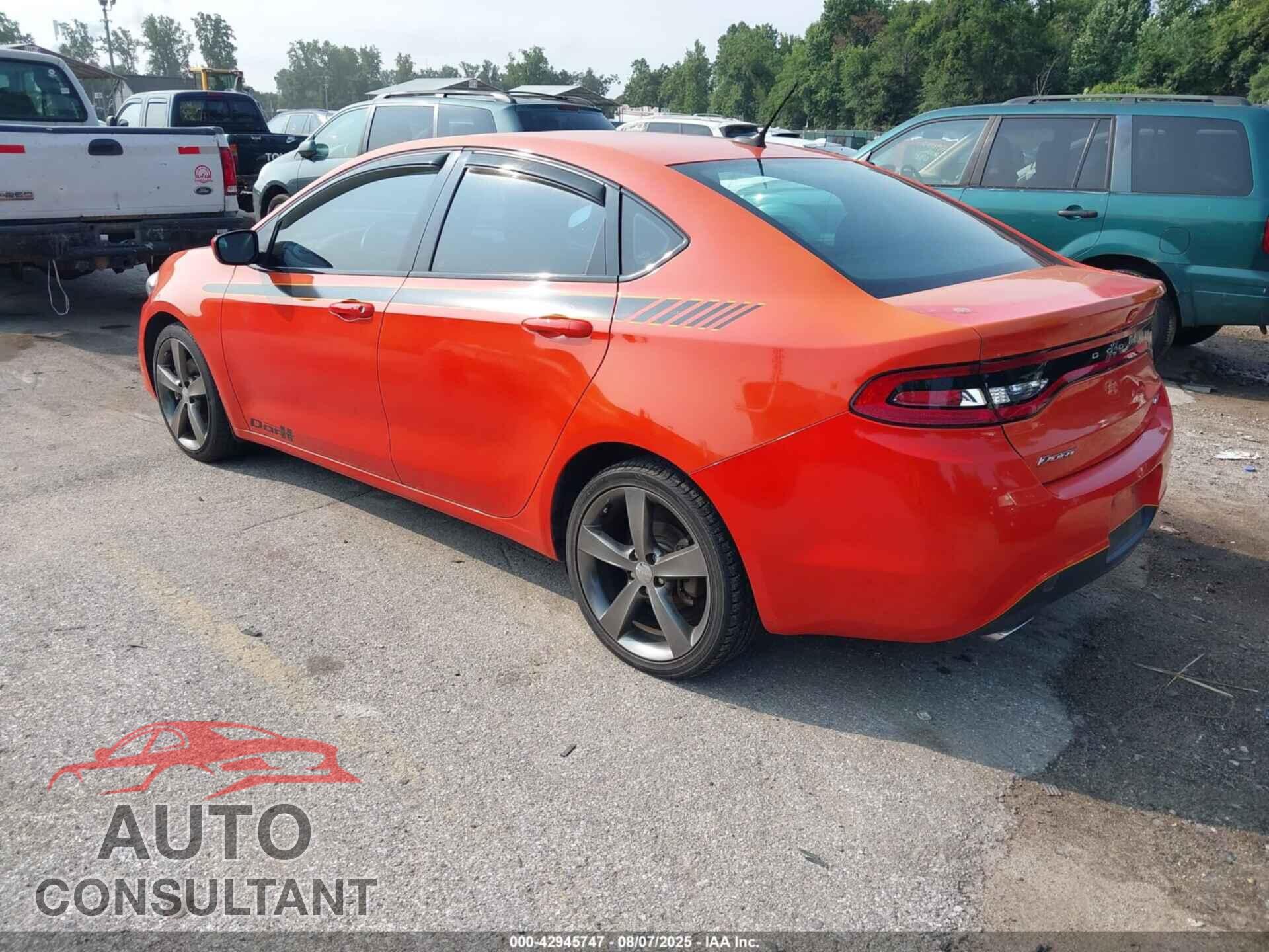 DODGE DART 2015 - 1C3CDFEB9FD267299