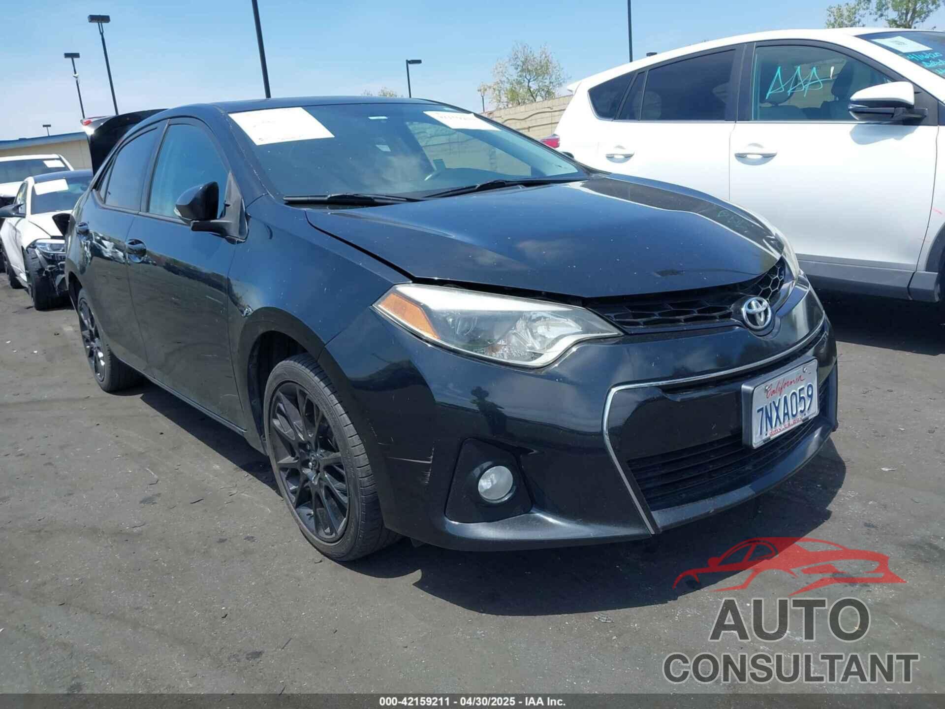 TOYOTA COROLLA 2016 - 2T1BURHE8GC524420