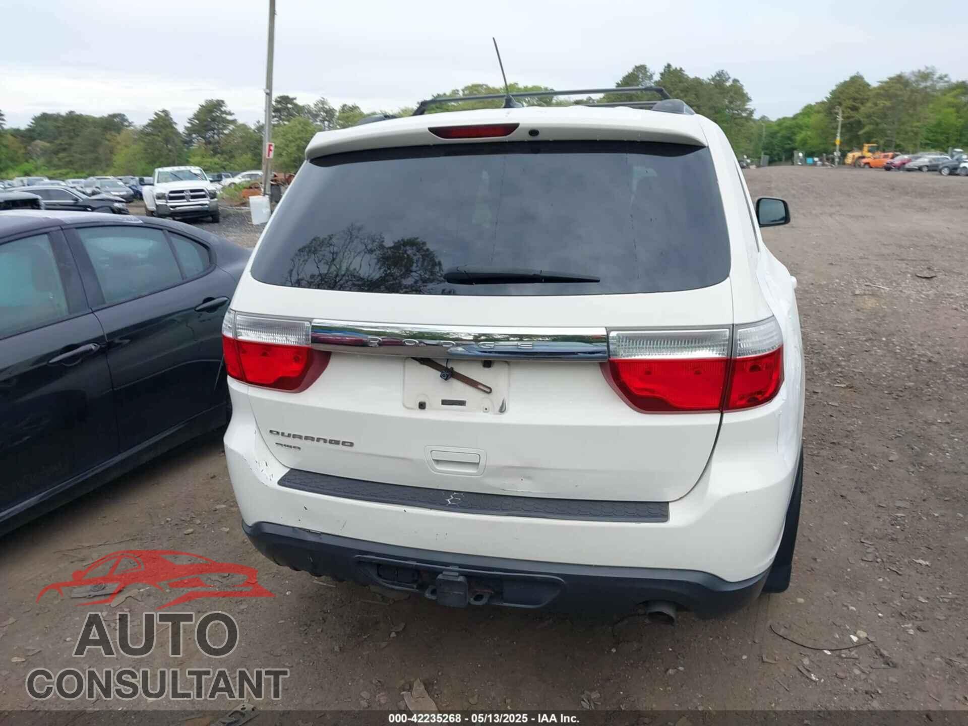 DODGE DURANGO 2012 - 1C4RDJAGXCC266870