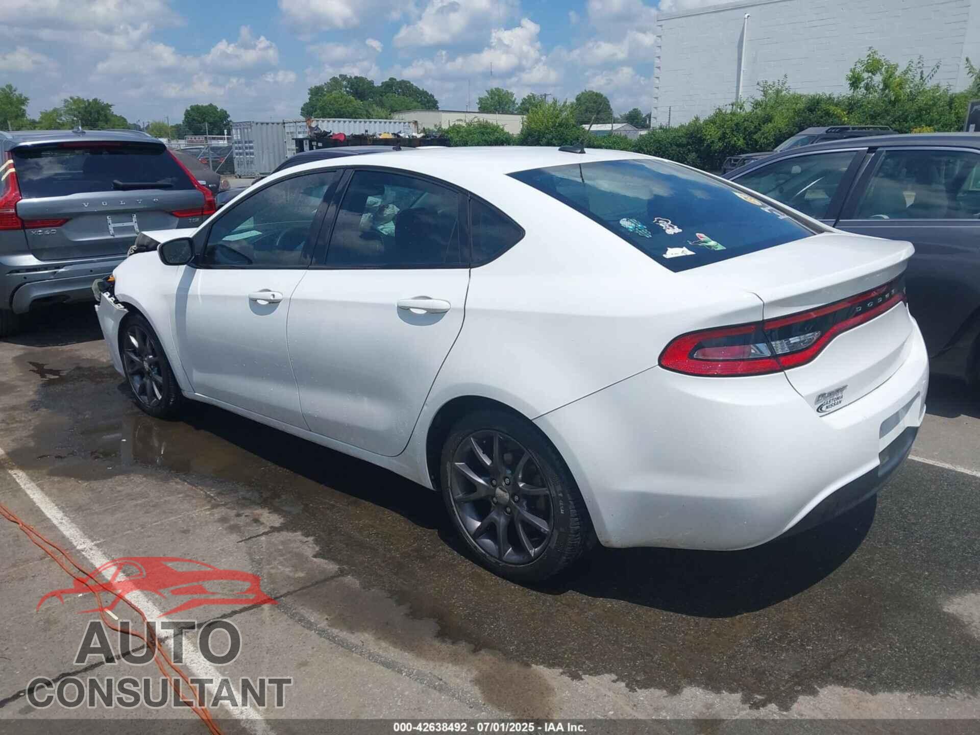 DODGE DART 2016 - 1C3CDFAA6GD533943