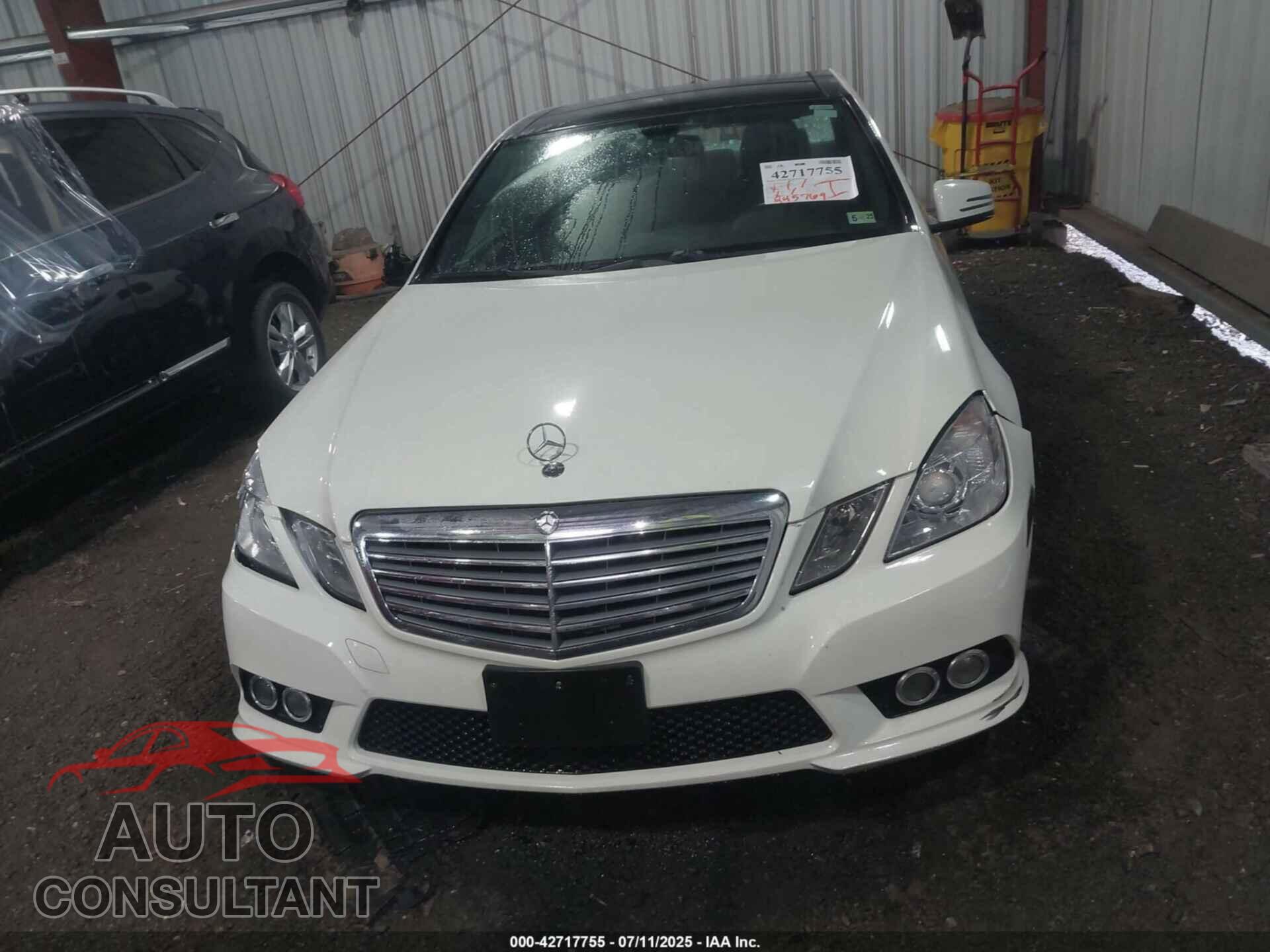 MERCEDES-BENZ E 2010 - WDDHF8HB9AA084052