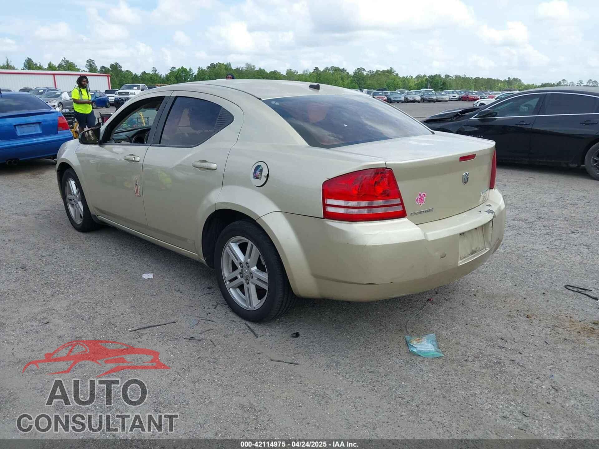 DODGE AVENGER 2010 - 1B3CC1FB6AN175619