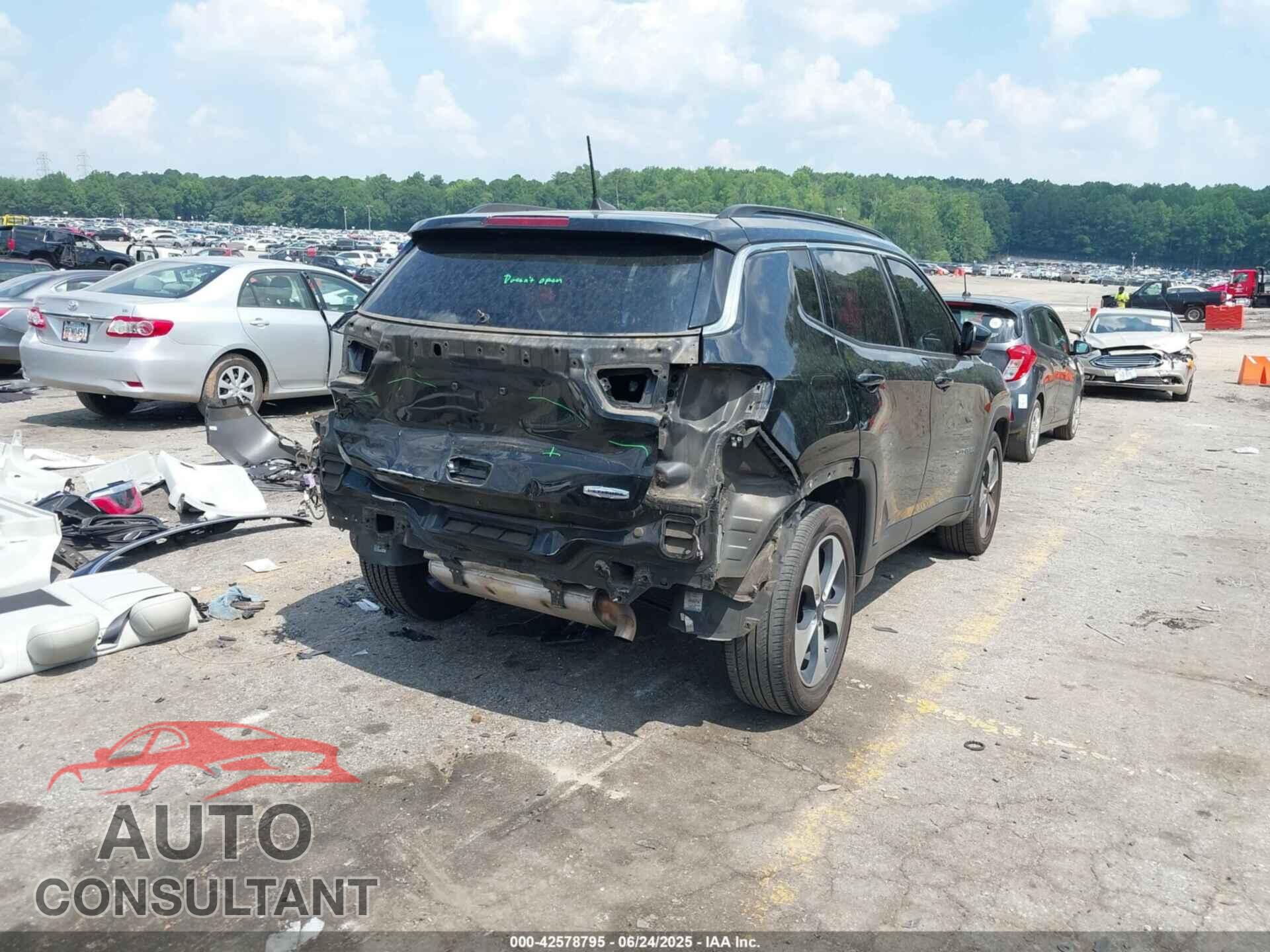 JEEP NEW COMPASS 2017 - 3C4NJCBB3HT643332