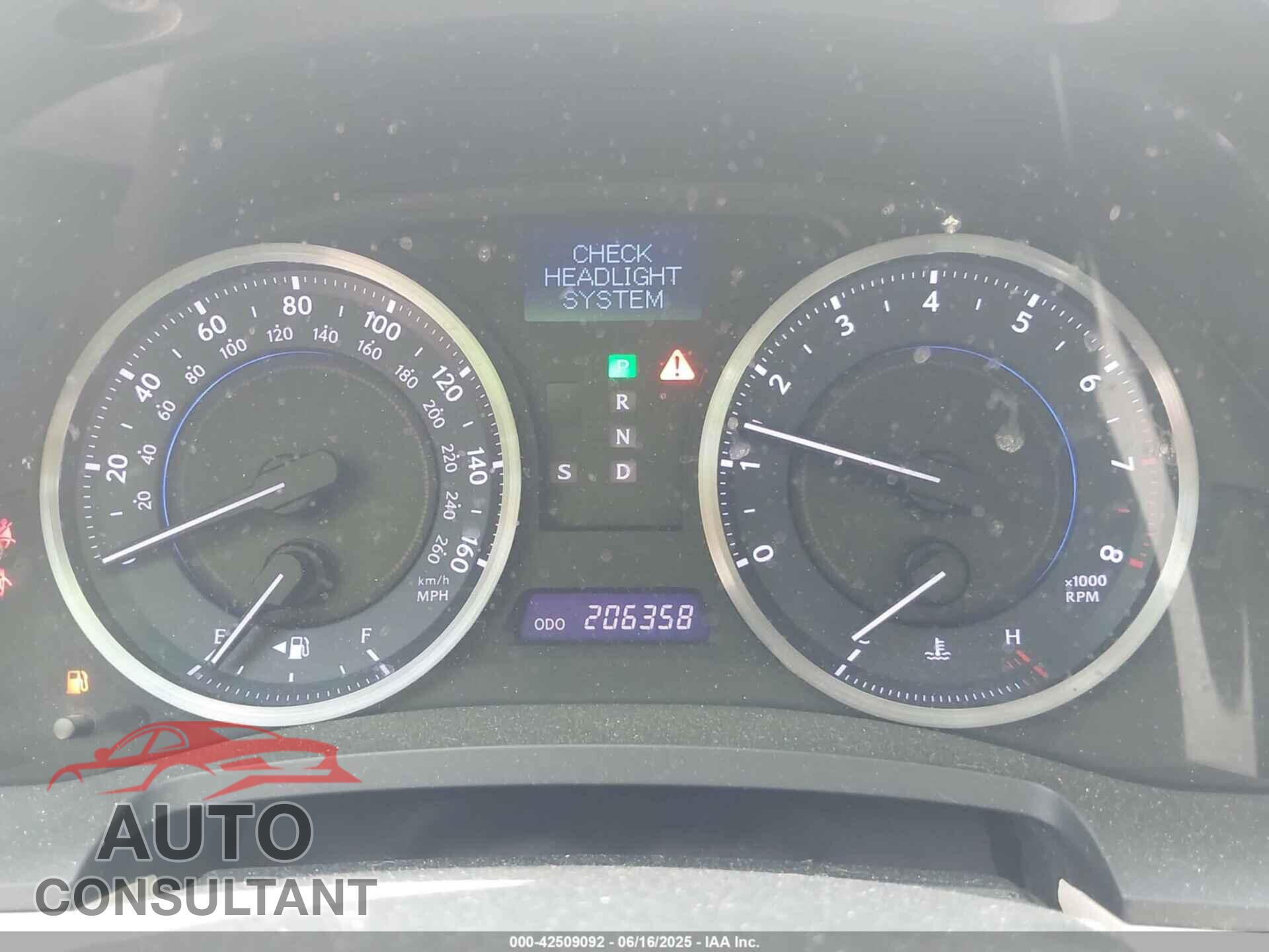 LEXUS IS 250 2012 - JTHCF5C22C5059157