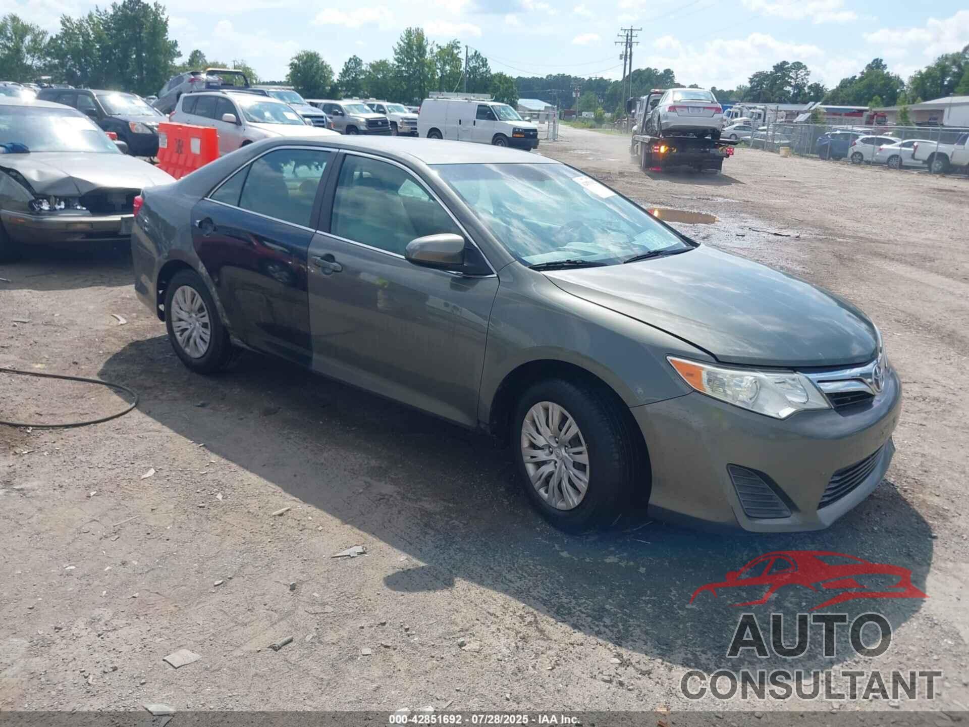 TOYOTA CAMRY 2012 - 4T1BF1FK5CU514845