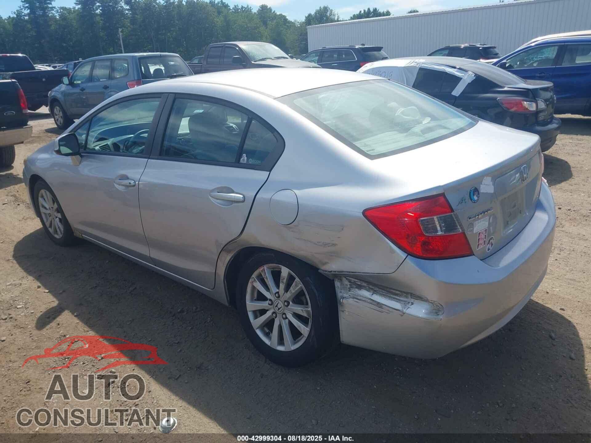 HONDA CIVIC 2012 - 19XFB2F89CE103104