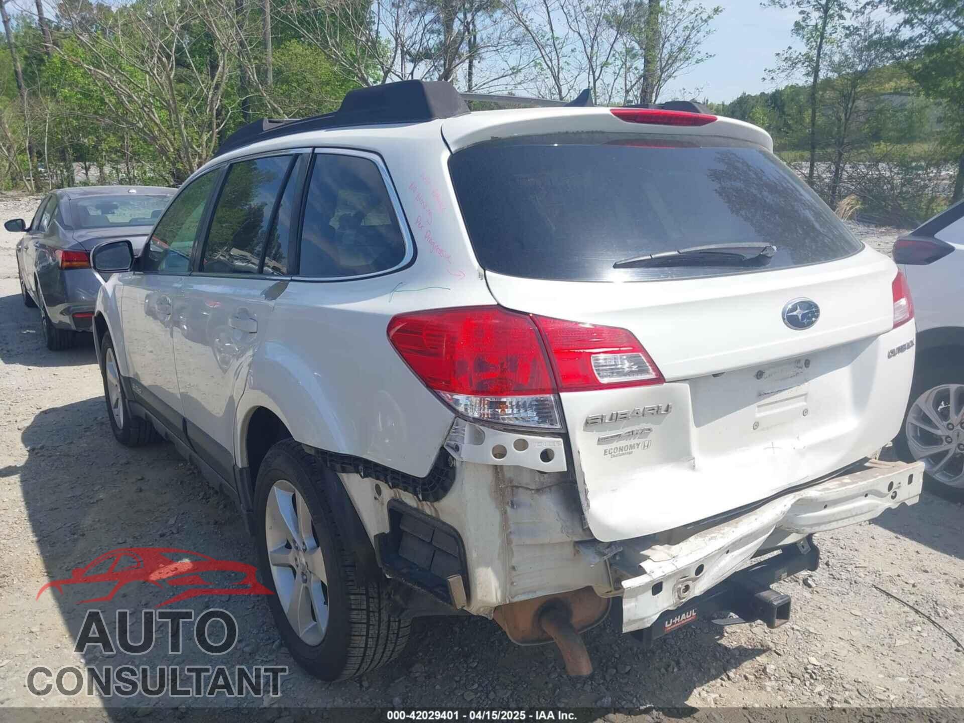 SUBARU OUTBACK 2014 - 4S4BRCLC4E3213475
