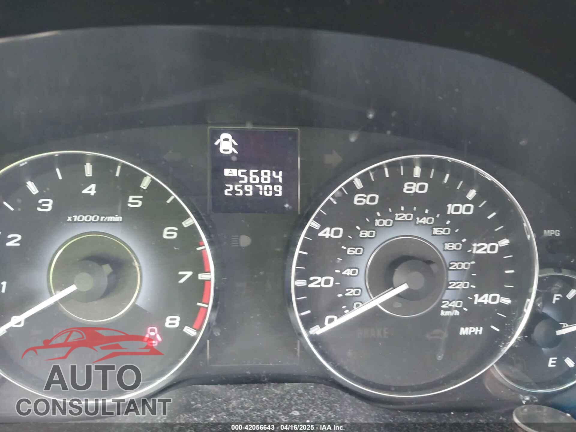 SUBARU OUTBACK 2010 - 4S4BRCCC3A3337005