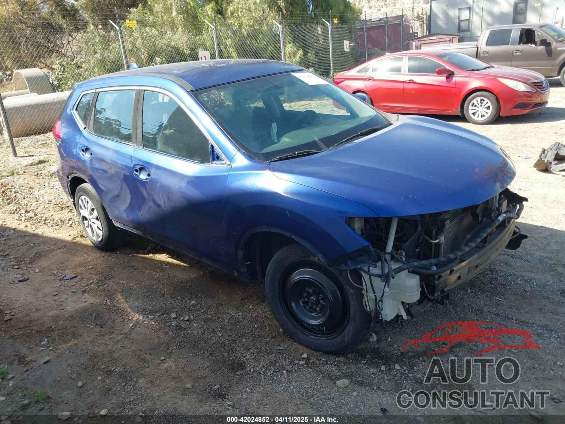NISSAN ROGUE 2017 - KNMAT2MT4HP580612