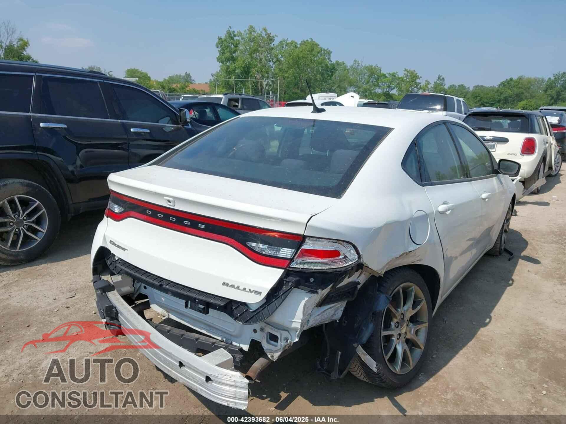 DODGE DART 2015 - 1C3CDFBB1FD141636