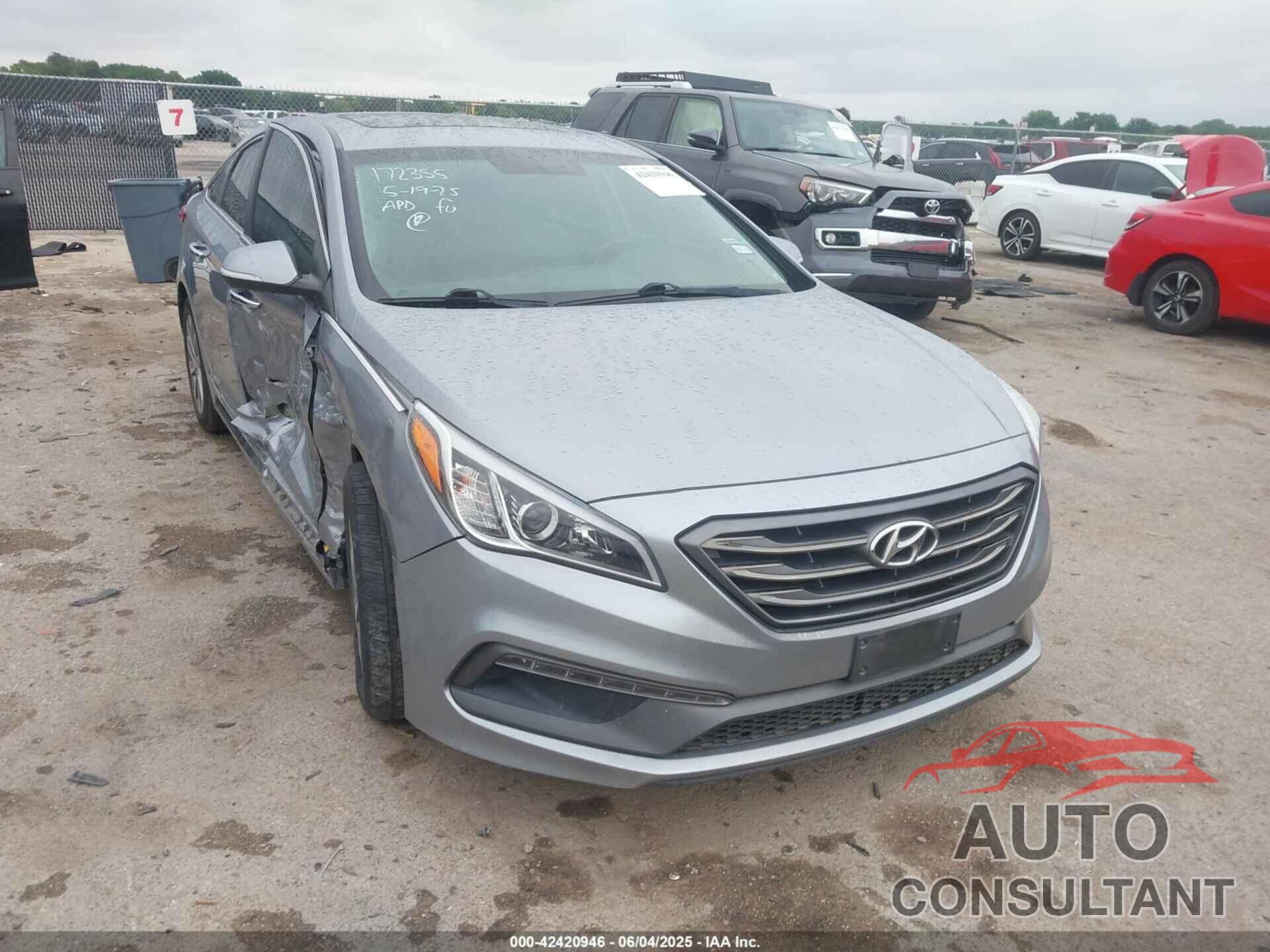 HYUNDAI SONATA 2016 - 5NPE34AF1GH341301