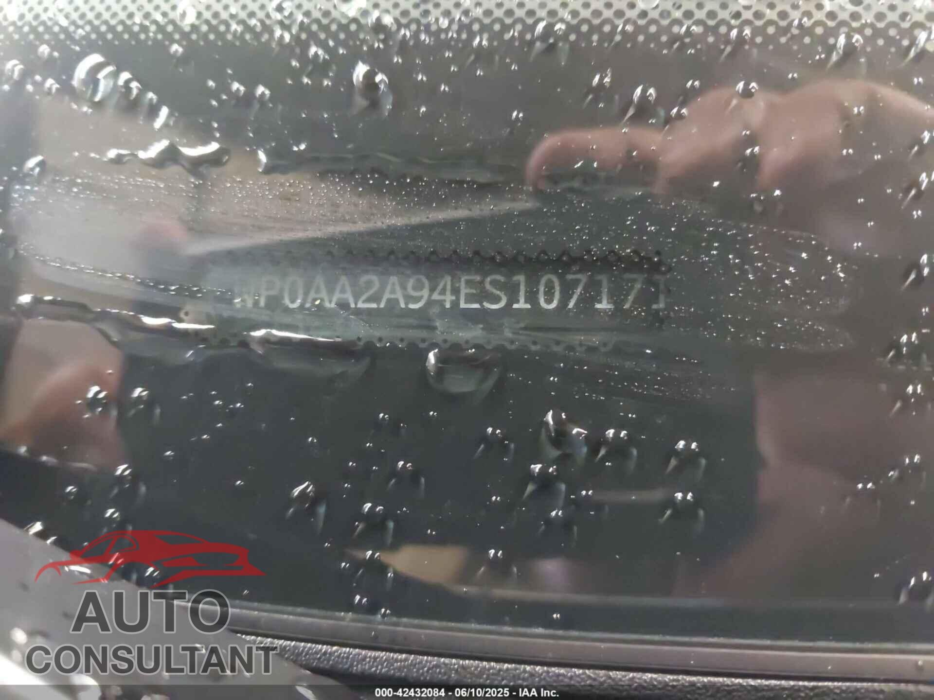 PORSCHE 911 2014 - WP0AA2A94ES107171