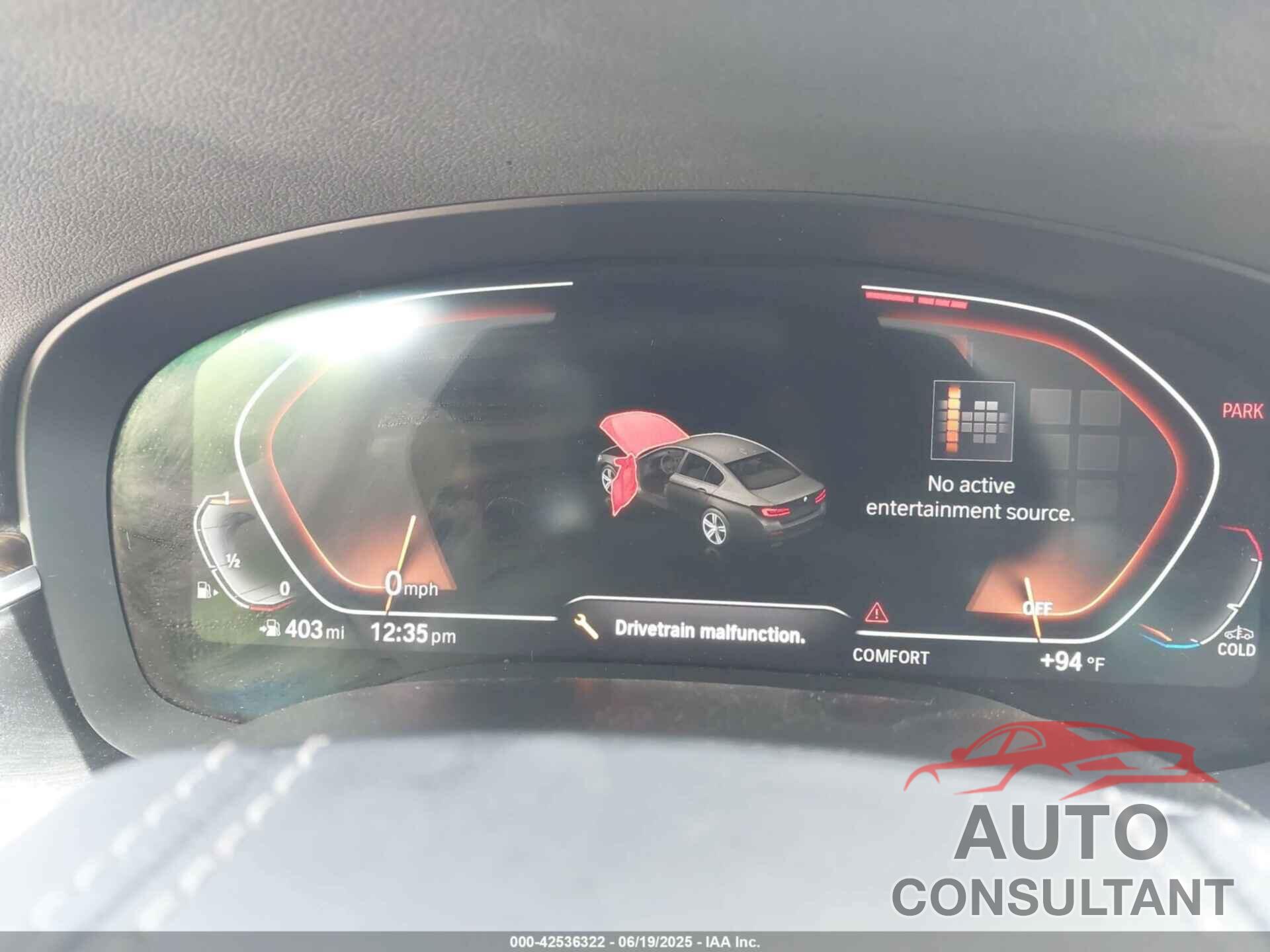 BMW 530I 2021 - WBA53BH02MWW98494