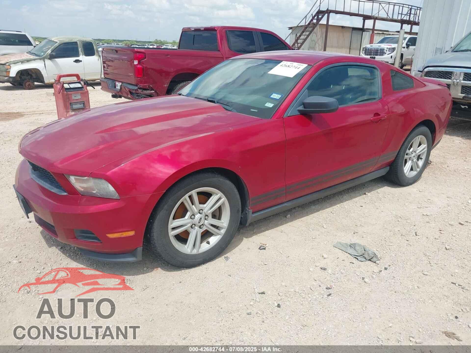 FORD MUSTANG 2012 - 1ZVBP8AM4C5264816