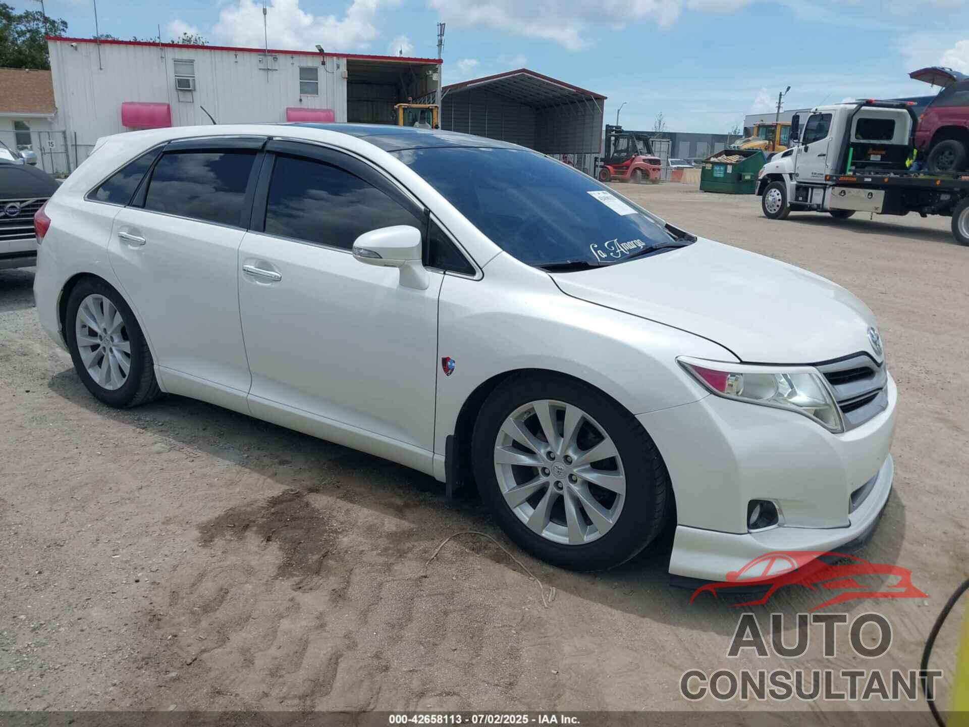 TOYOTA VENZA 2015 - 4T3ZA3BB9FU092847