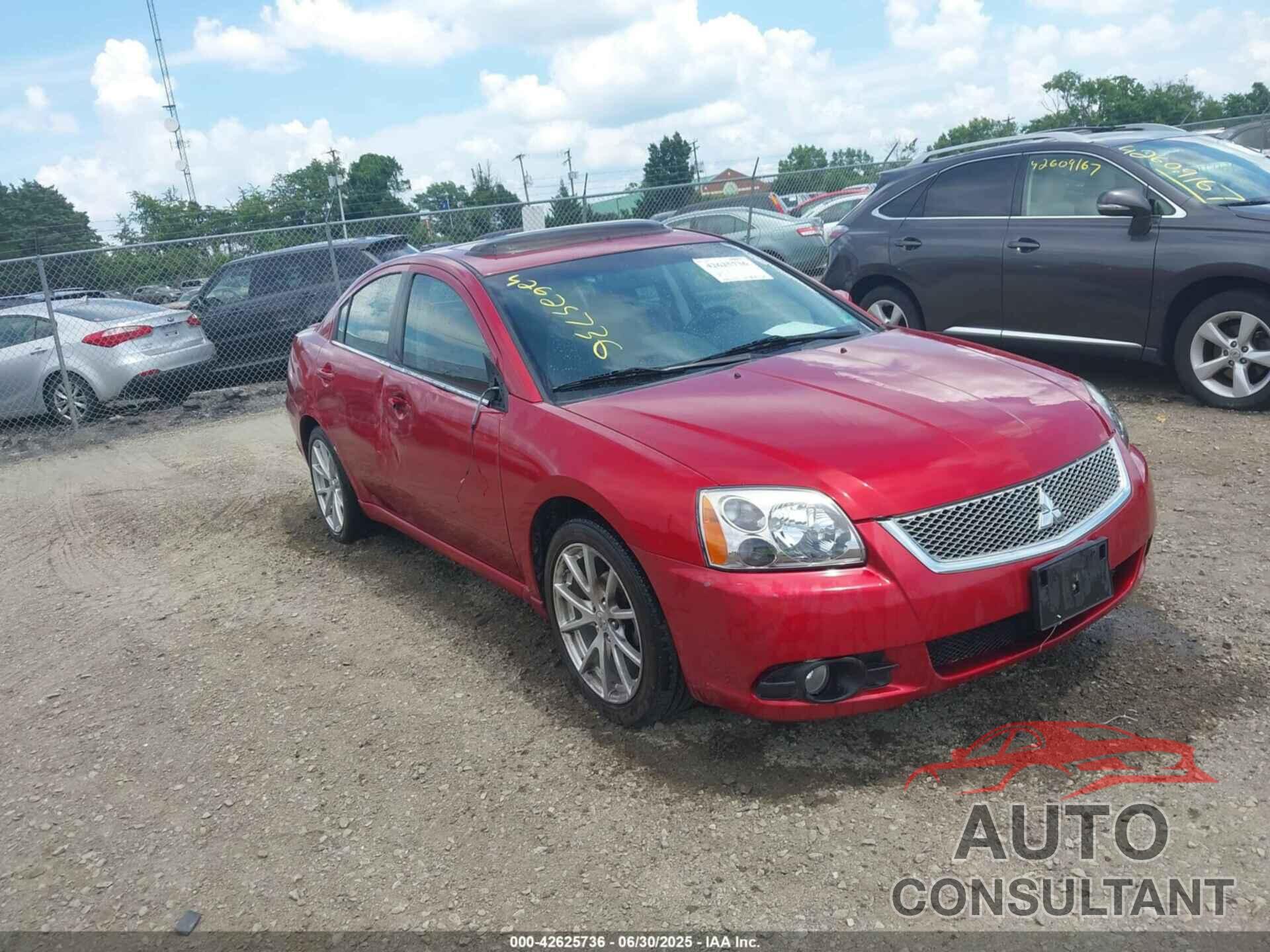 MITSUBISHI GALANT 2012 - 4A32B3FF7CE014613
