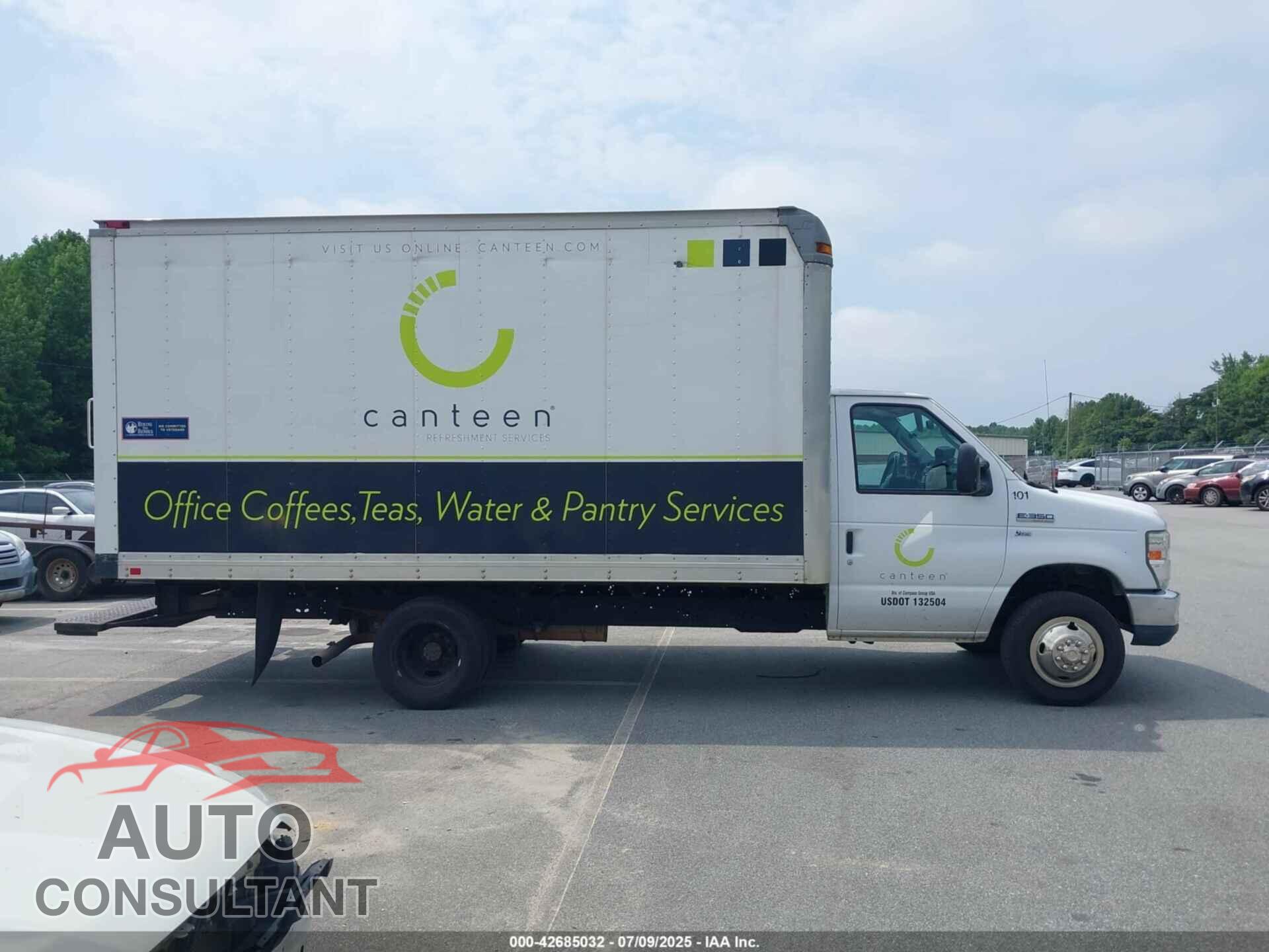FORD E-350 CUTAWAY 2012 - 1FDWE3FLXCDA39105