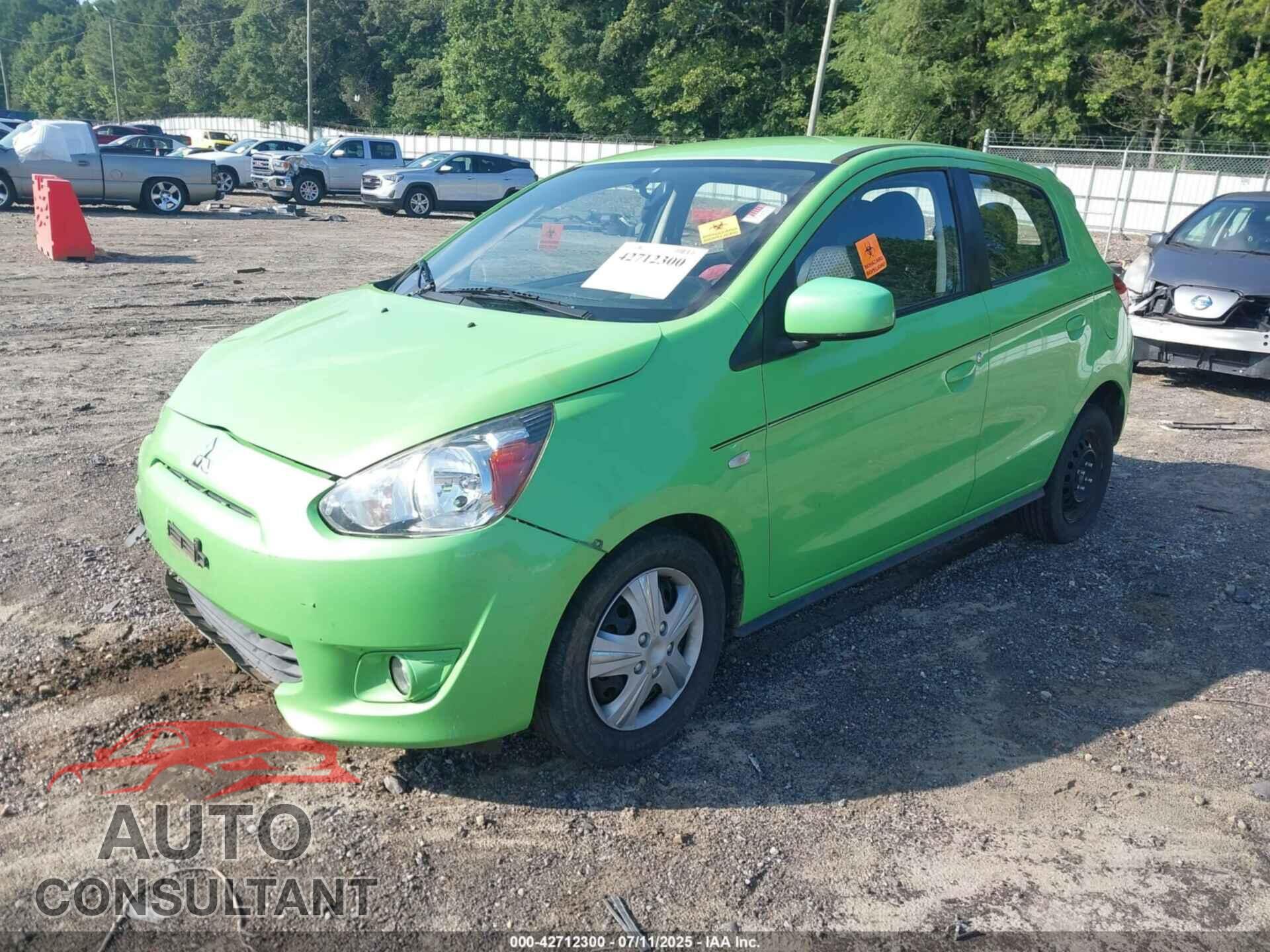 MITSUBISHI MIRAGE 2015 - ML32A3HJ8FH003617
