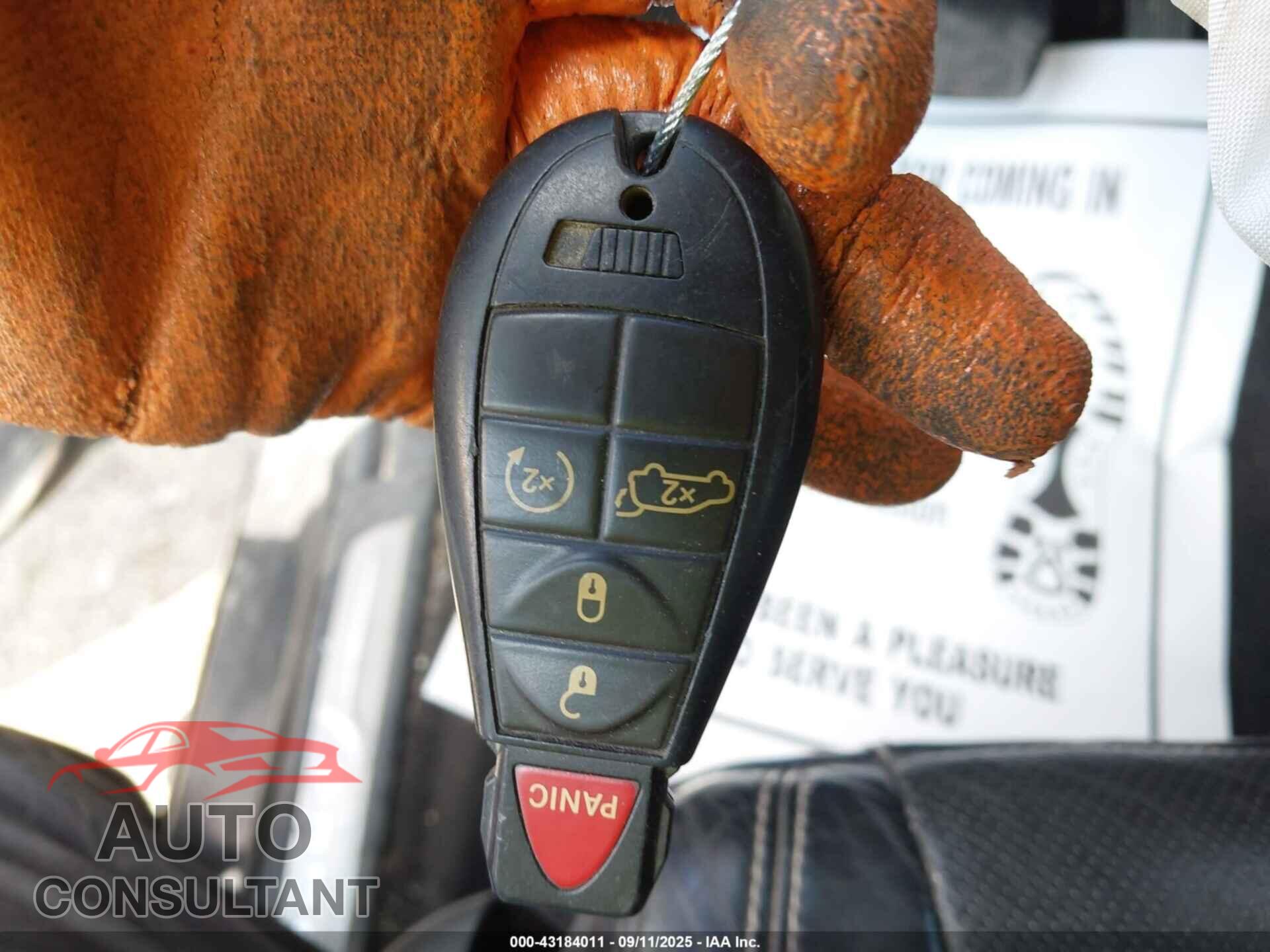 DODGE DURANGO 2011 - 1D4SE5GT7BC712324