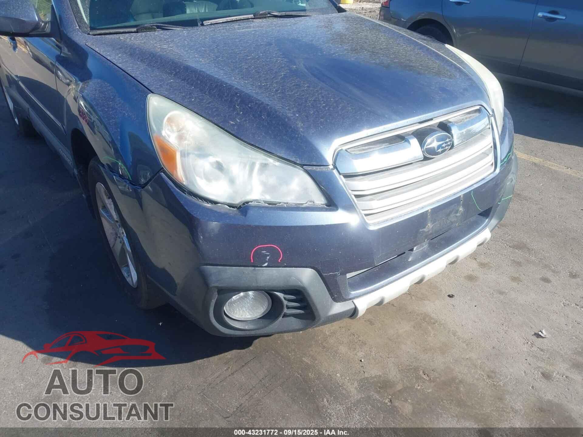SUBARU OUTBACK 2014 - 4S4BRBLC2E3324083