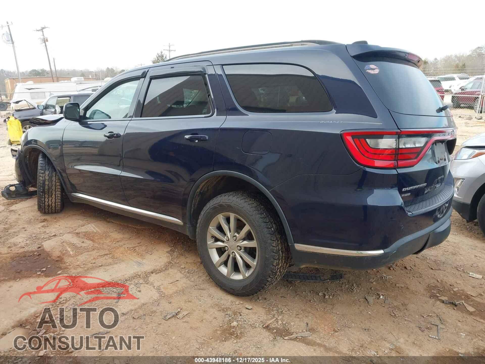 DODGE DURANGO 2017 - 1C4RDJAG6HC611948