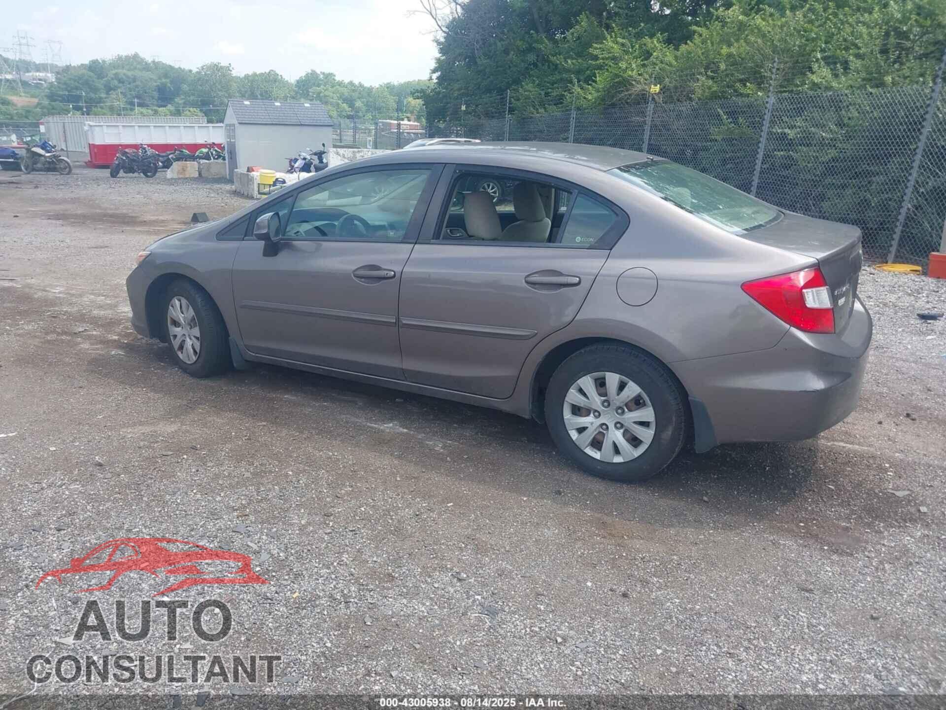 HONDA CIVIC 2012 - JHMFB2F57CS003231