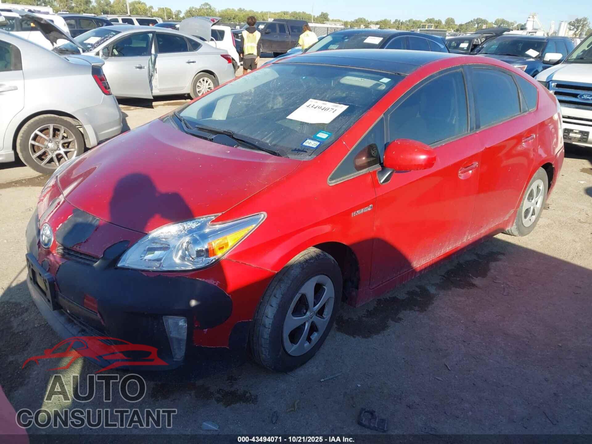TOYOTA PRIUS 2012 - JTDKN3DU2C1500944