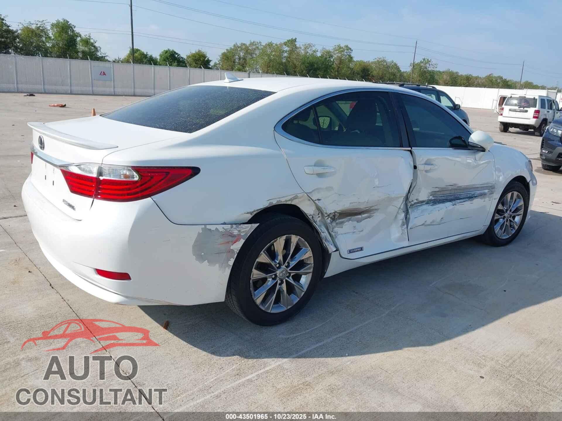 LEXUS ES 300H 2014 - JTHBW1GG4E2041404