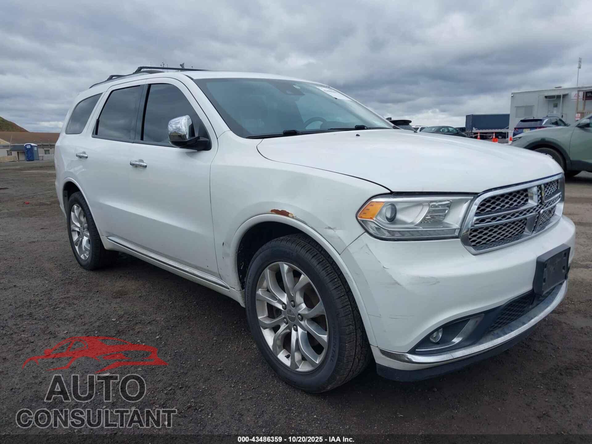 DODGE DURANGO 2016 - 1C4RDJEG9GC309126