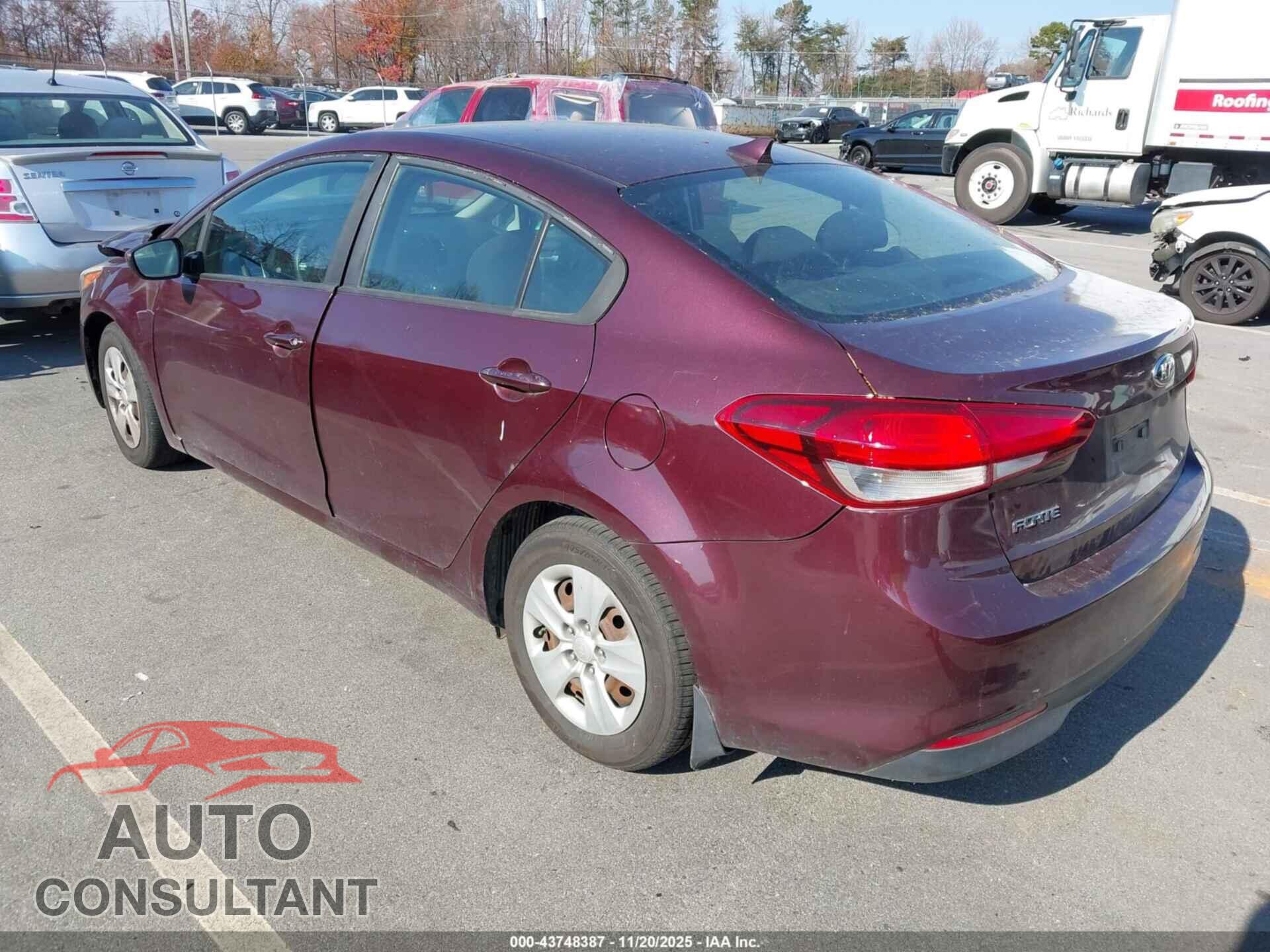 KIA FORTE 2017 - 3KPFK4A74HE056937