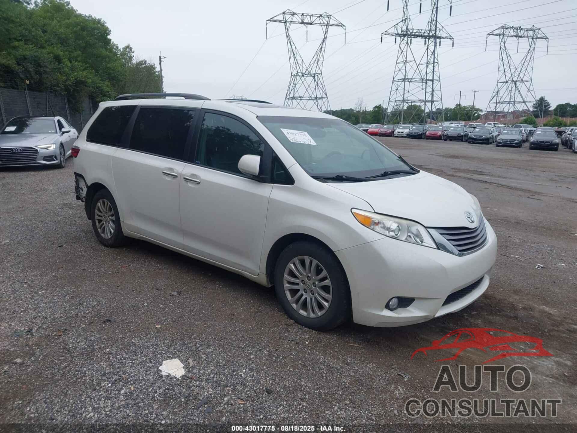 TOYOTA SIENNA 2016 - 5TDYK3DC1GS725083