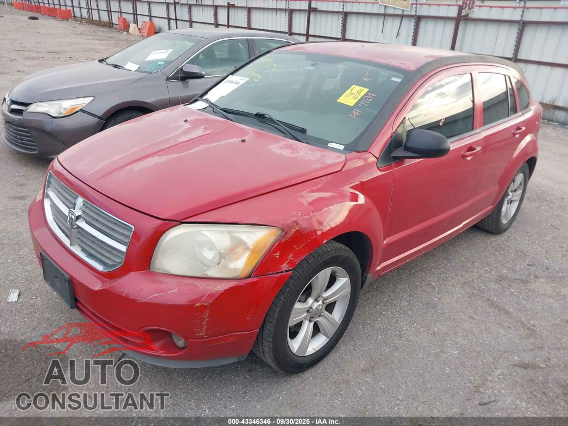 DODGE CALIBER 2012 - 1C3CDWDA4CD537043
