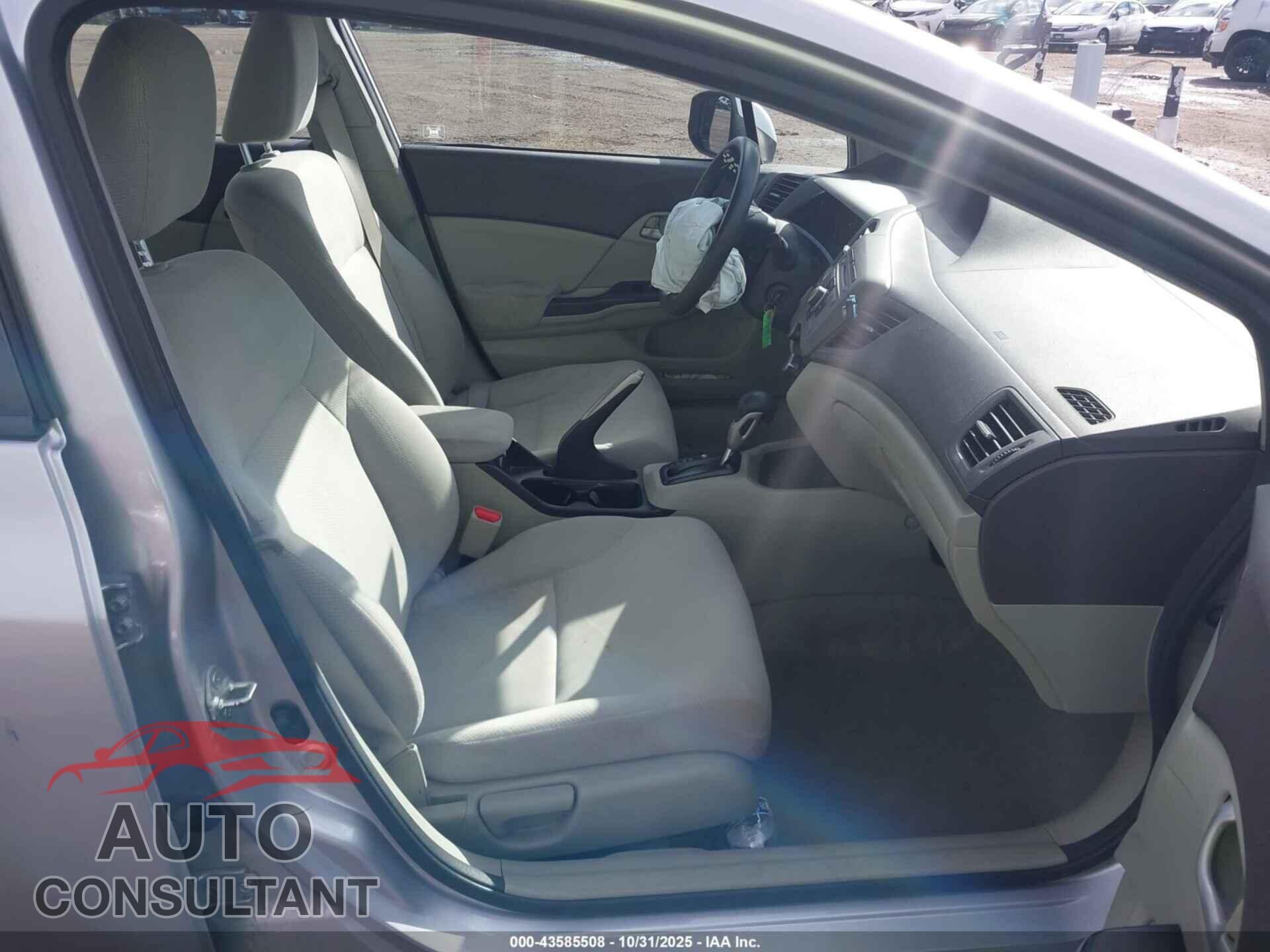HONDA CIVIC 2012 - 19XFB2F57CE321886
