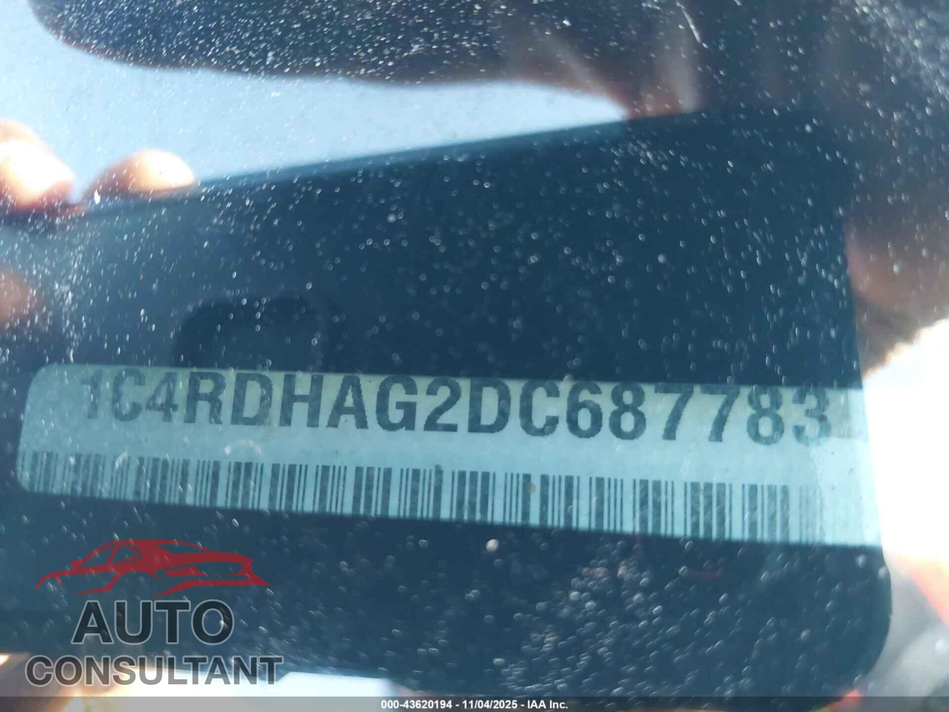 DODGE DURANGO 2013 - 1C4RDHAG2DC687783
