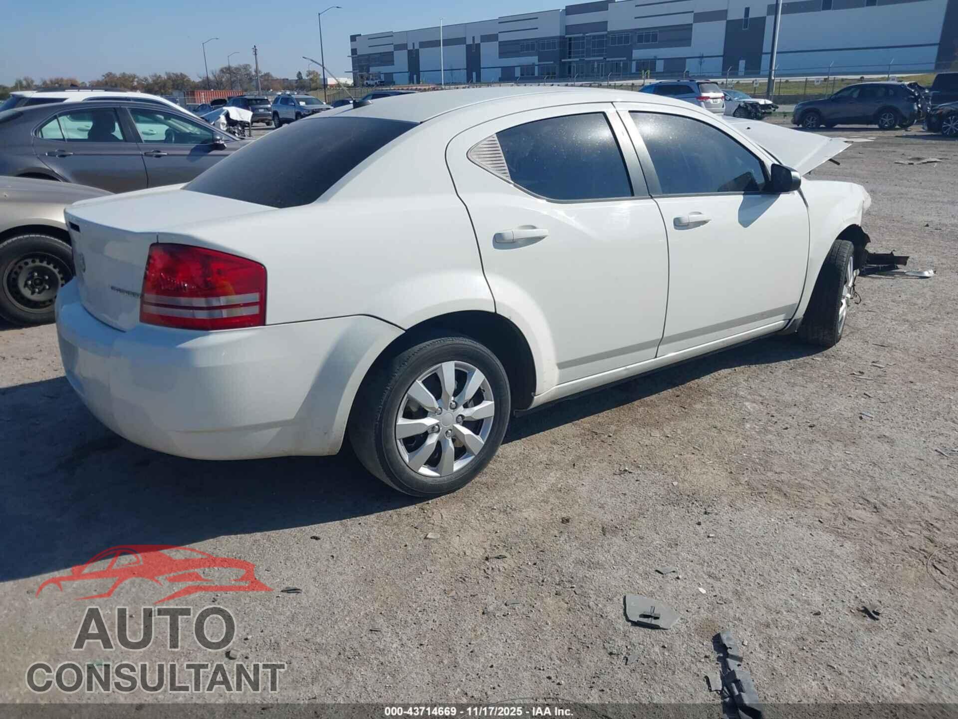 DODGE AVENGER 2009 - 1B3LC46B79N528950