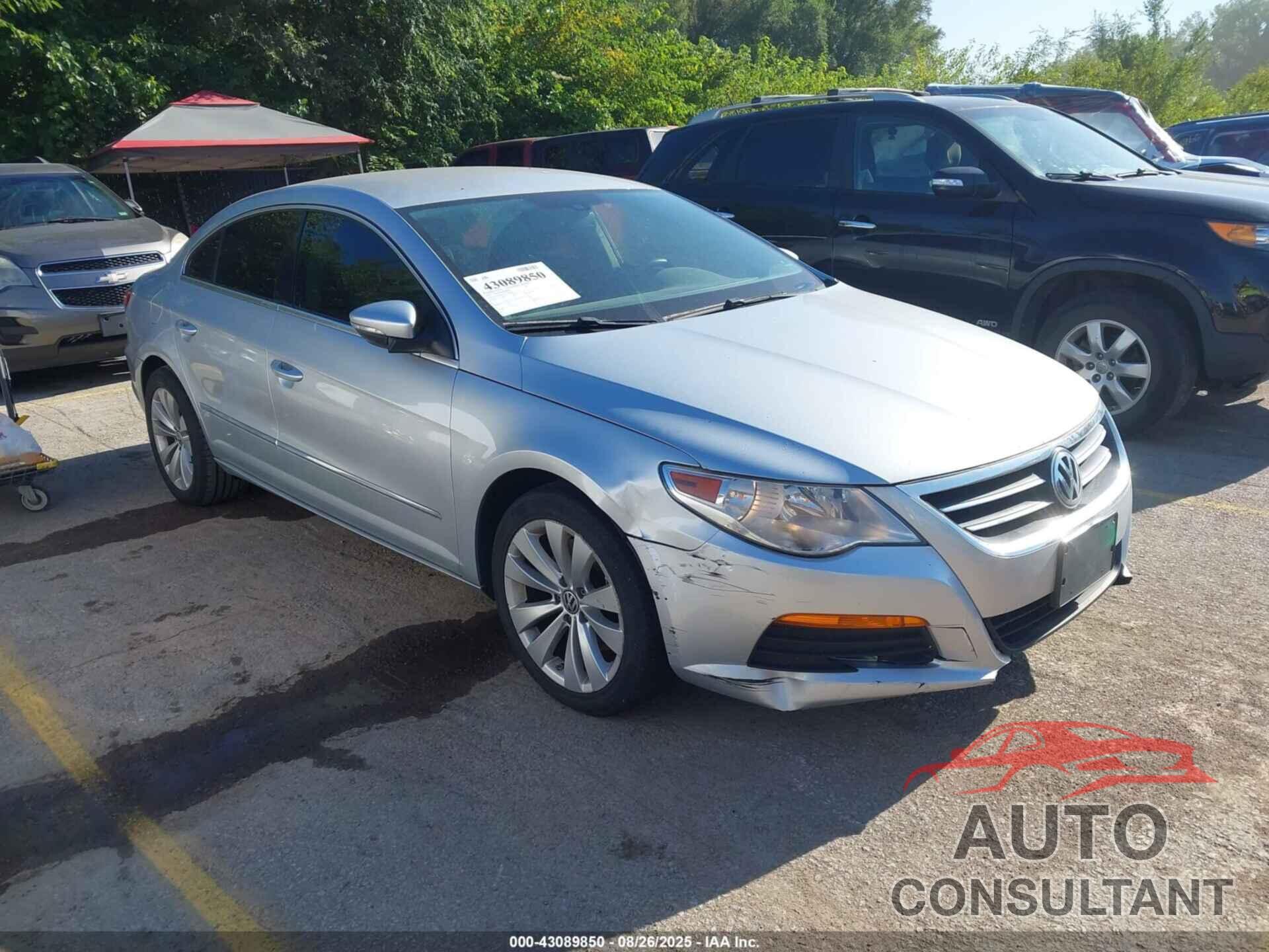 VOLKSWAGEN CC 2012 - WVWMN7AN5CE544278