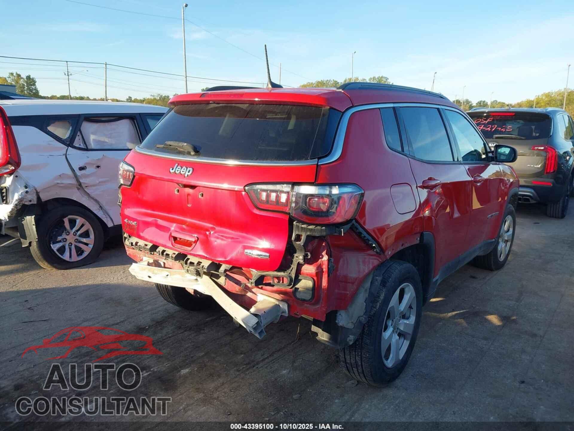 JEEP COMPASS 2020 - 3C4NJDBB6LT256594
