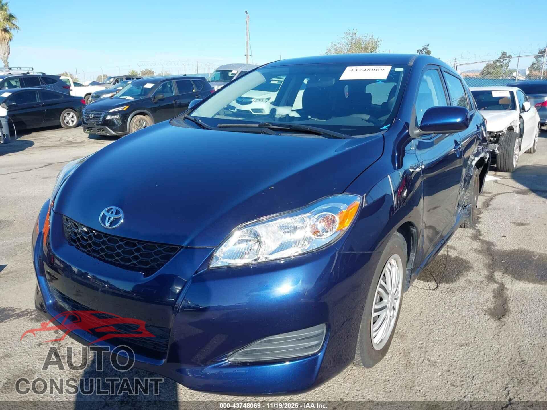 TOYOTA MATRIX 2012 - 2T1KU4EEXCC792337