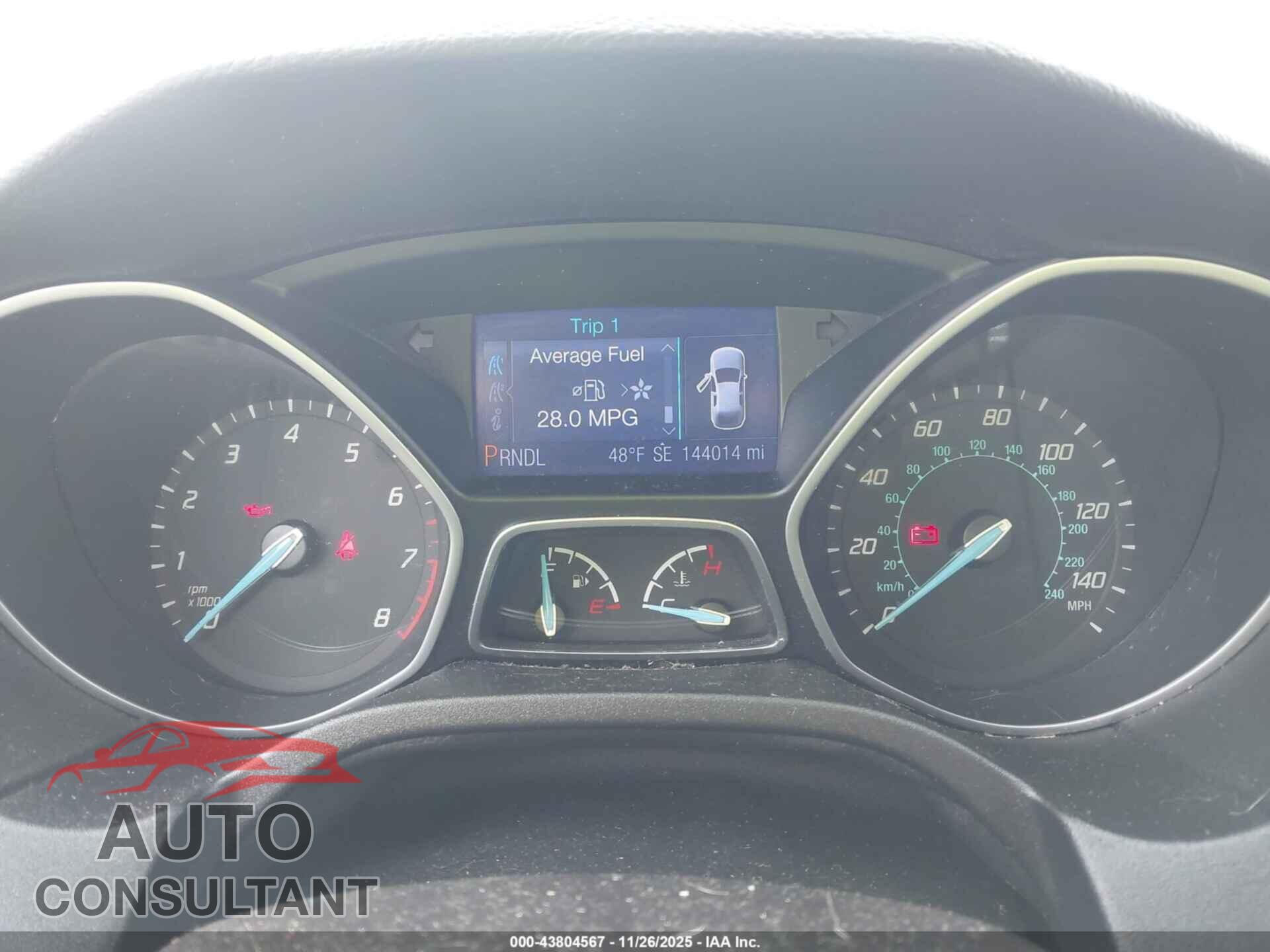 FORD FOCUS 2013 - 1FADP3F27DL199680