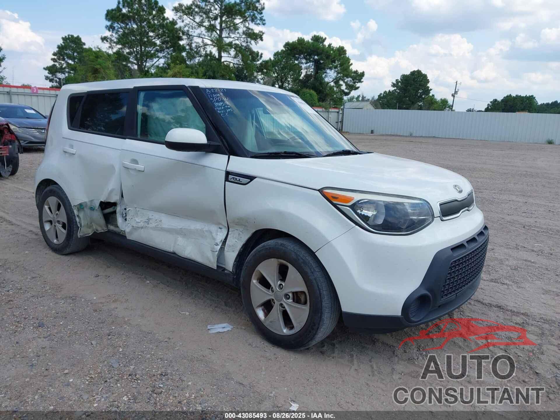 KIA SOUL 2016 - KNDJN2A25G7396512