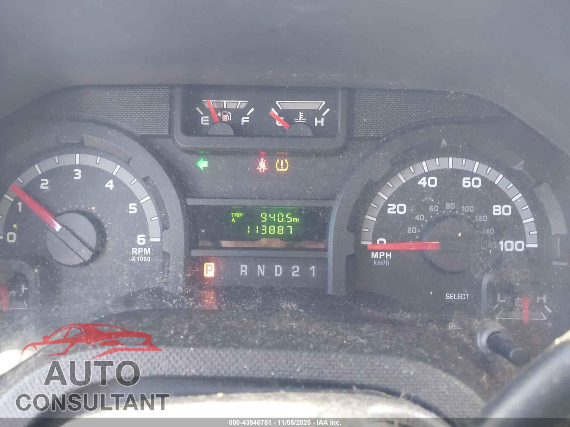 FORD E-350 SUPER DUTY 2012 - 1FBNE3BL3CDA91413