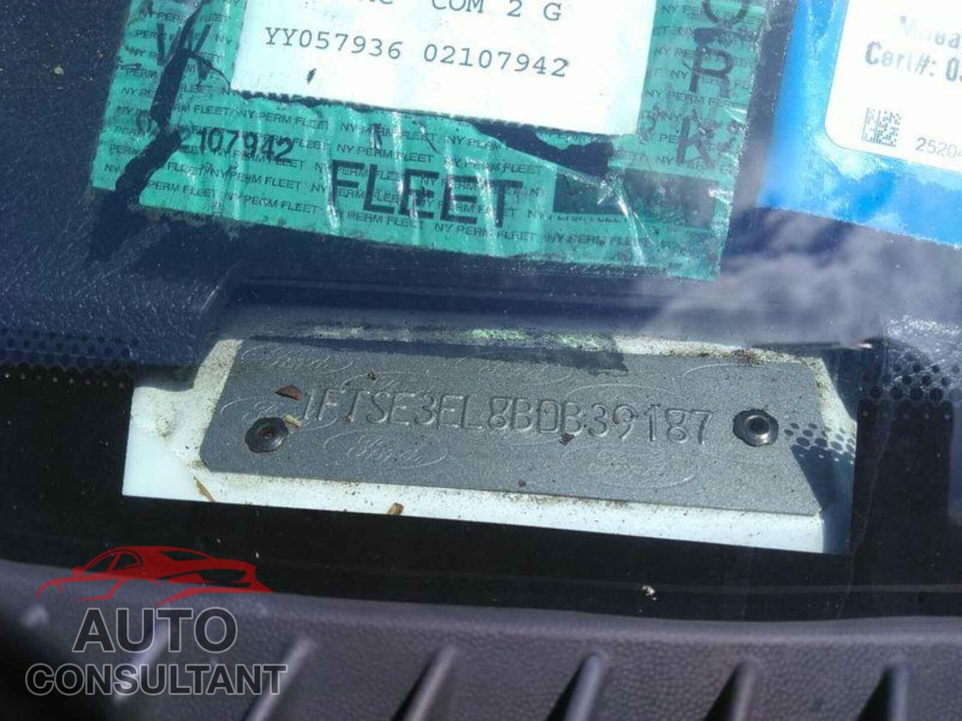 FORD ECONOLINE 2011 - 1FTSE3EL8BDB39187