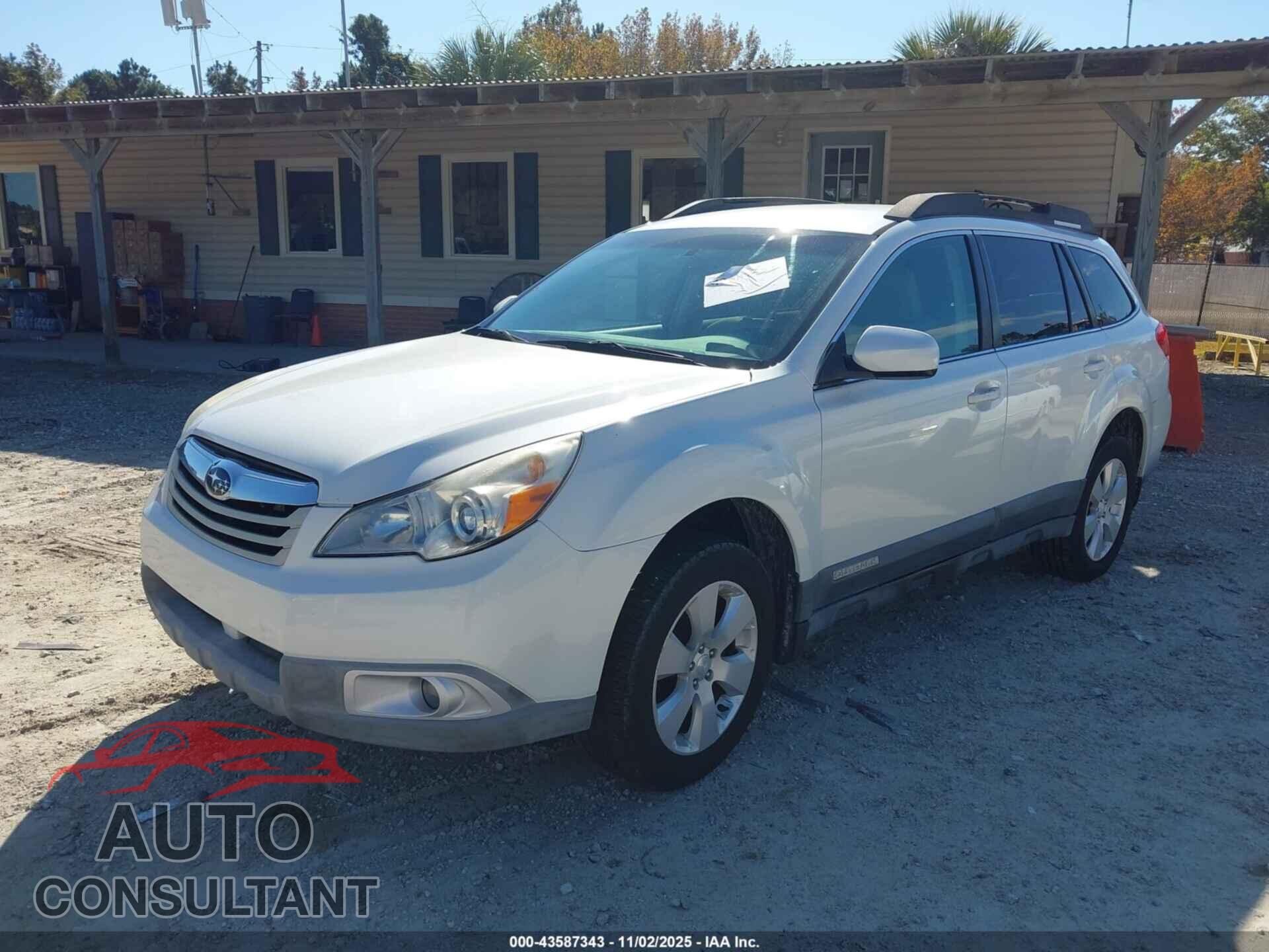 SUBARU OUTBACK 2011 - 4S4BRBCC2B3441030