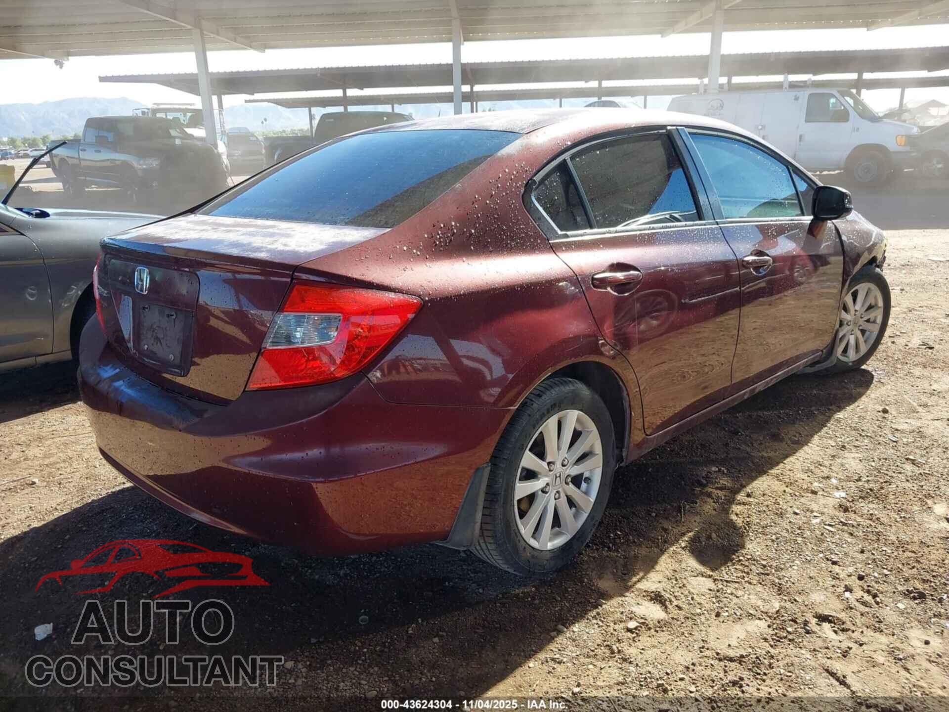 HONDA CIVIC 2012 - 19XFB2F85CE336199