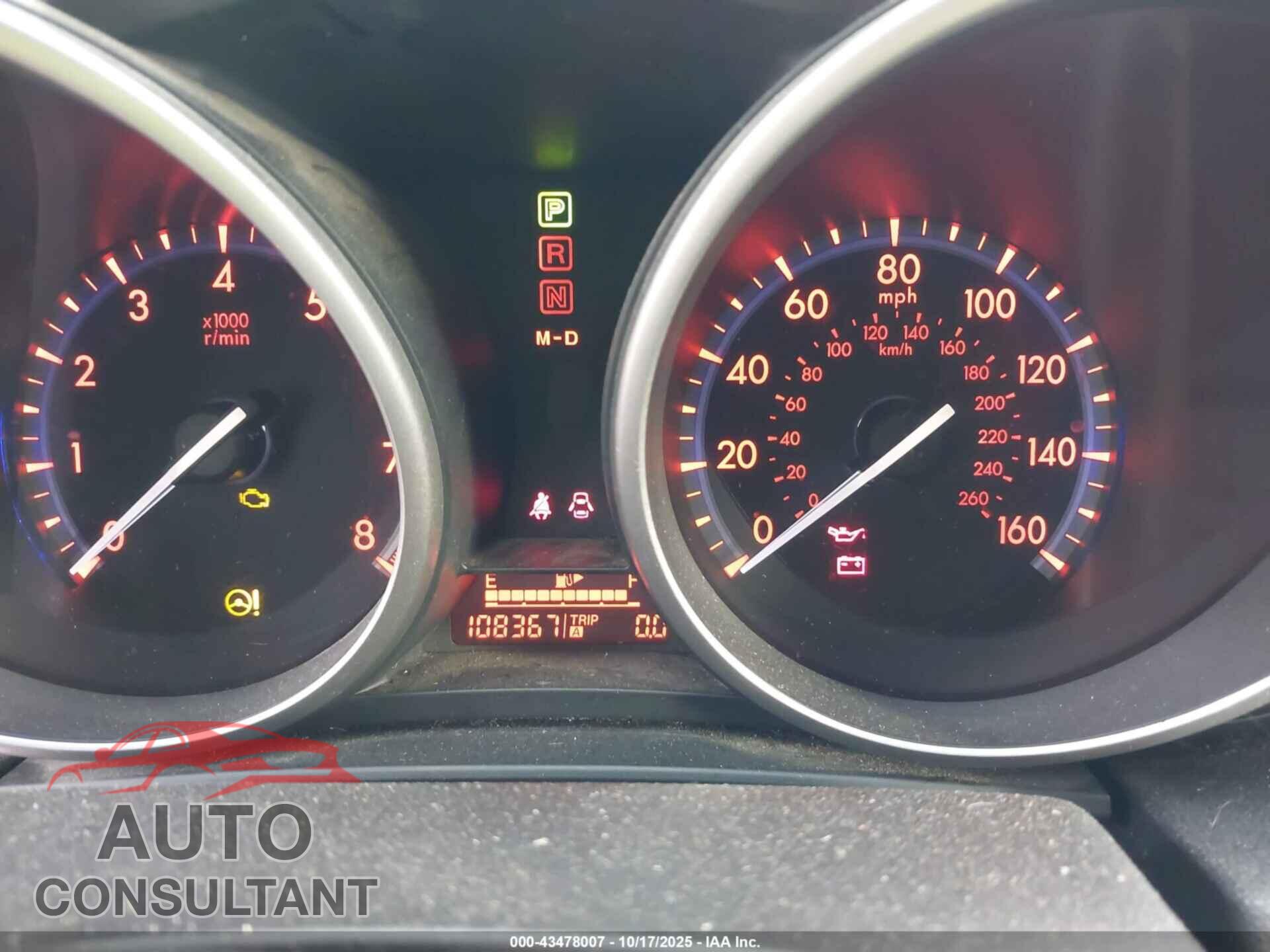 MAZDA MAZDA3 2010 - JM1BL1S58A1303473
