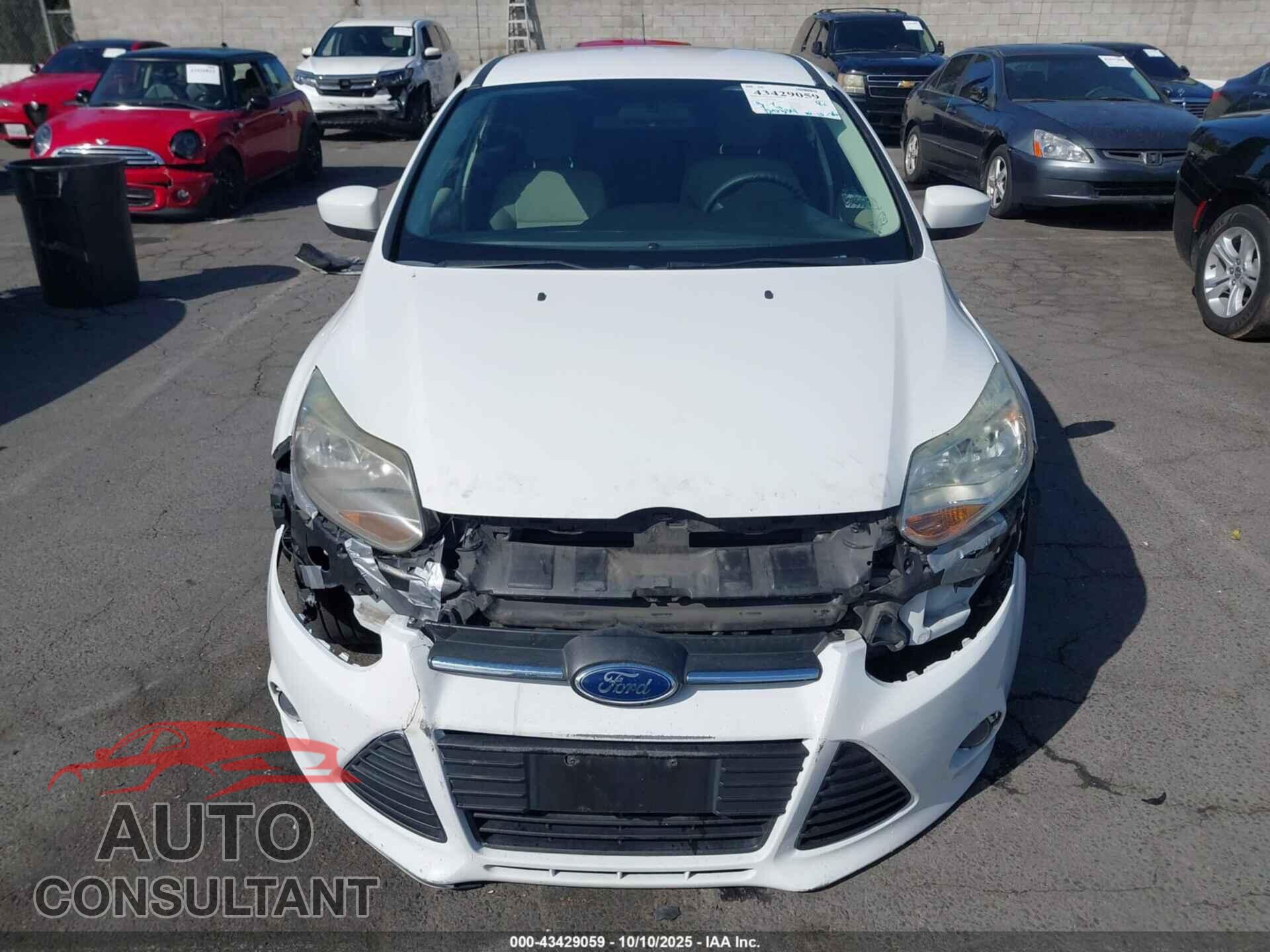 FORD FOCUS 2012 - 1FAHP3F2XCL222384